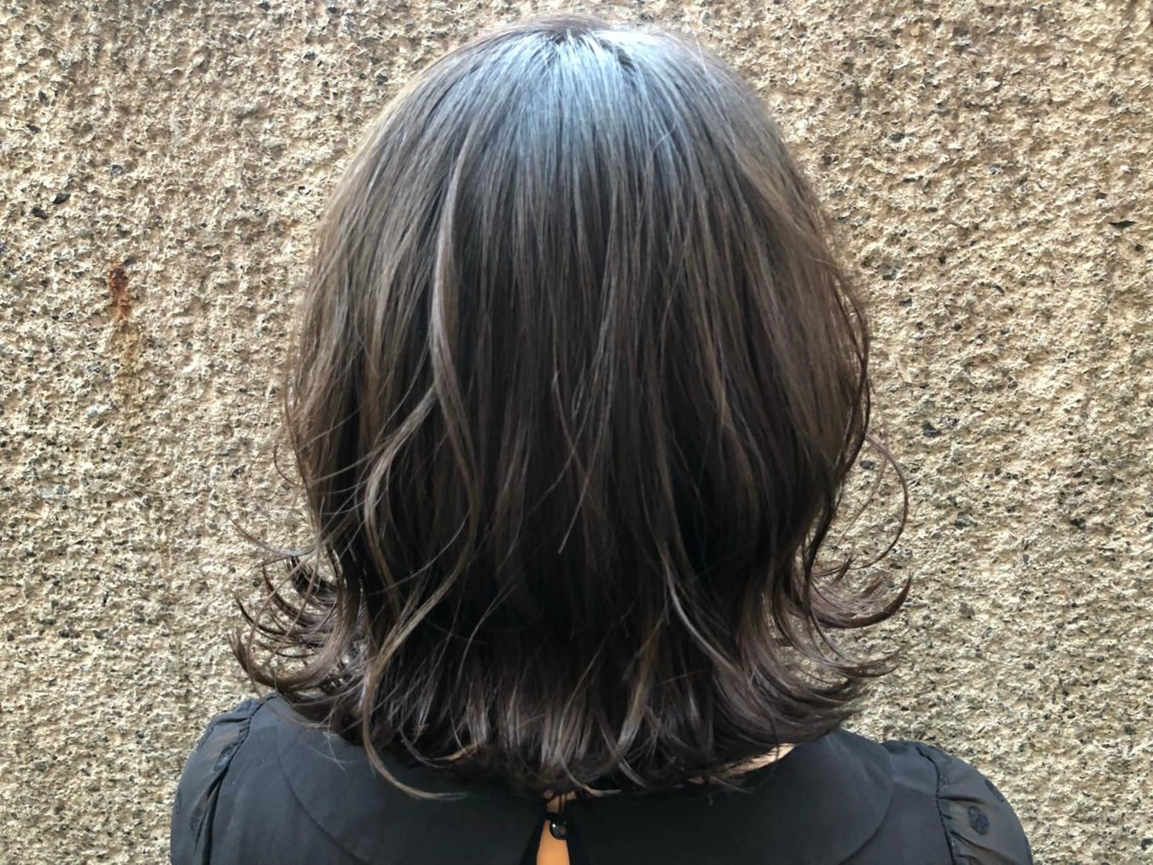 ミディアム カラー ヘアアレンジ アッシュ 透明感カラー🤎 ゆりのヘアスタイル