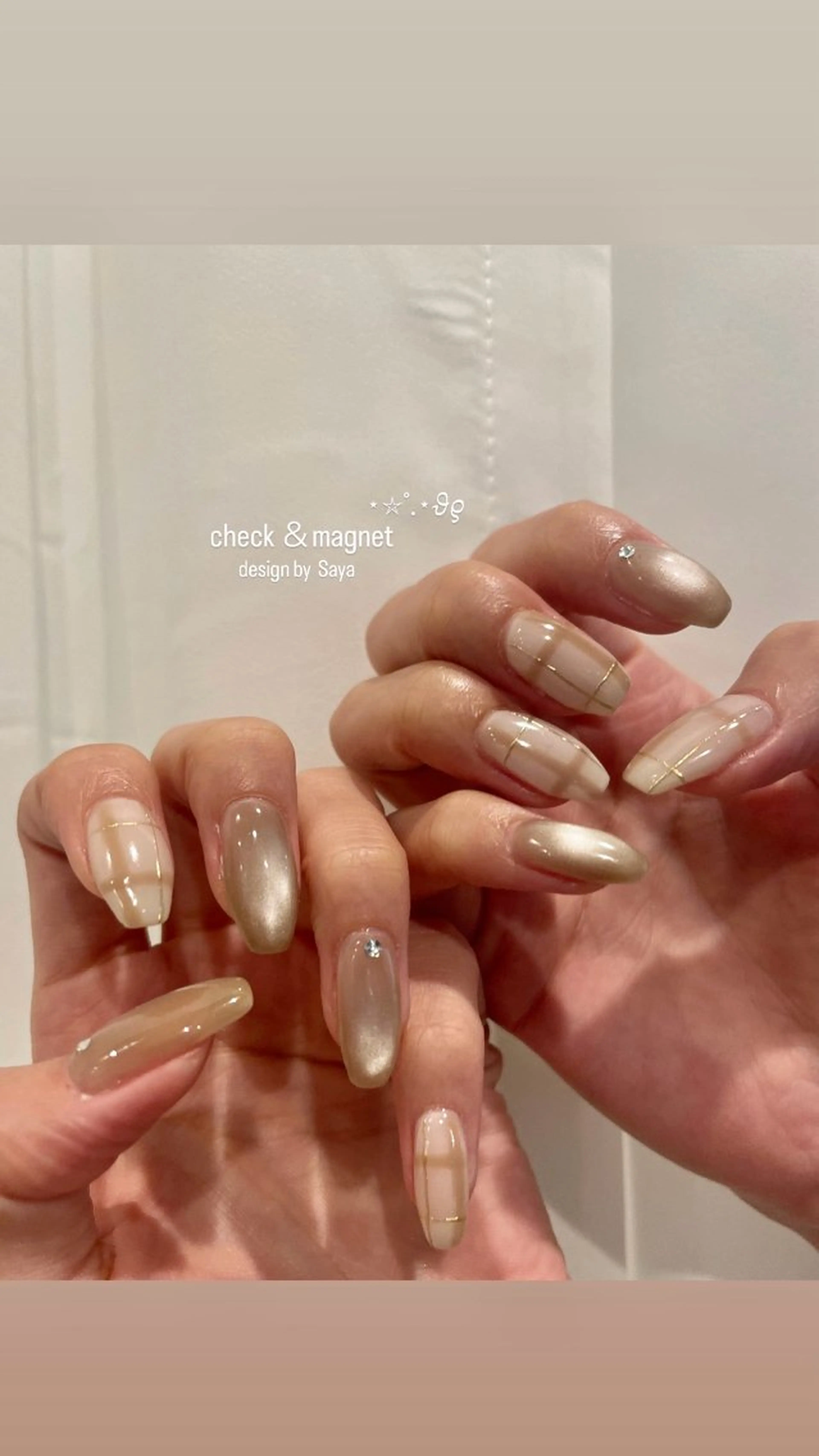 ネイル マグネットネイル ハンドネイル MASHU /サヤnail♡のネイルデザイン