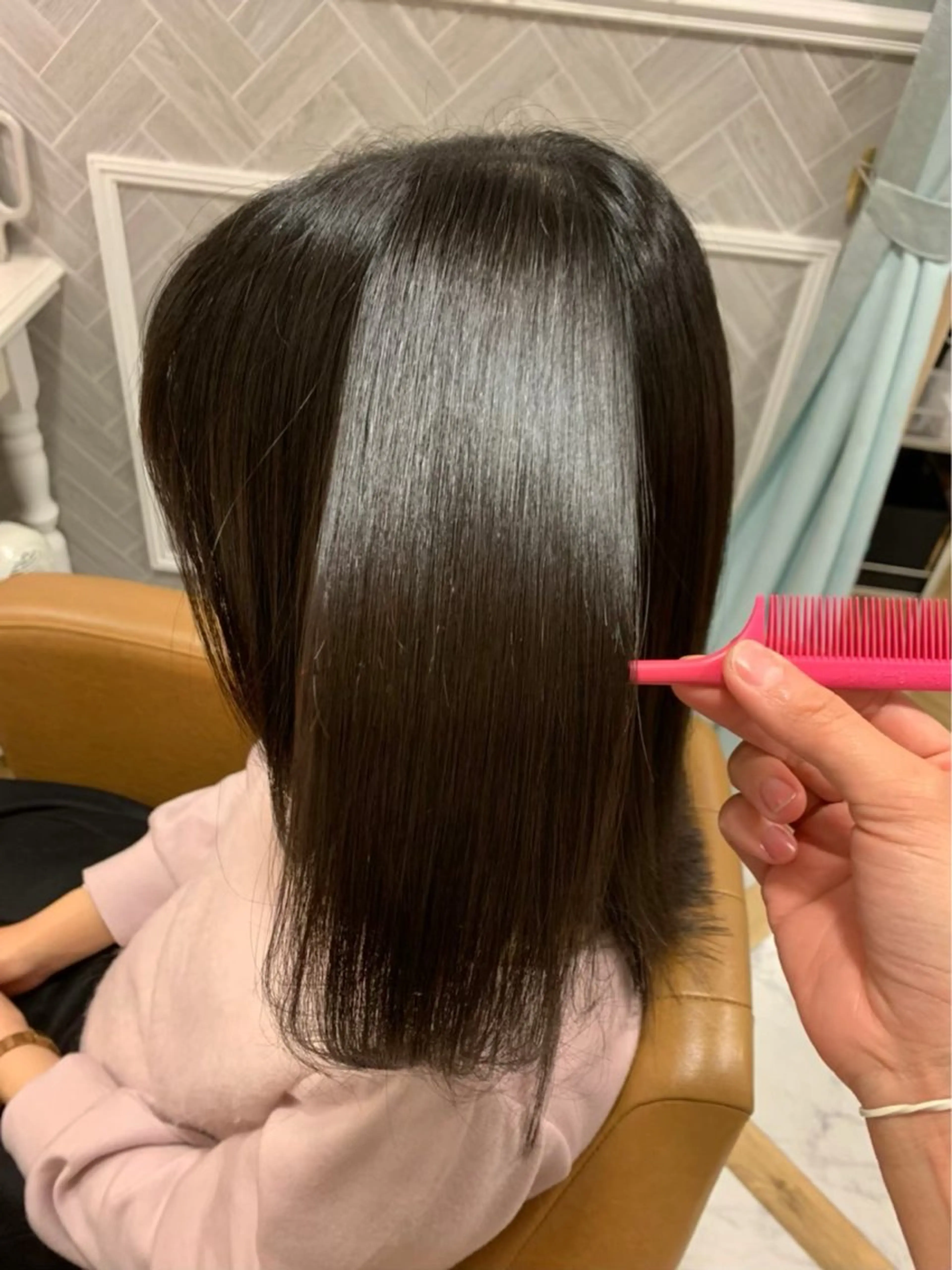 ロング ヘアカラー トリートメント 透明感カラー🩵 けいやのヘアスタイル