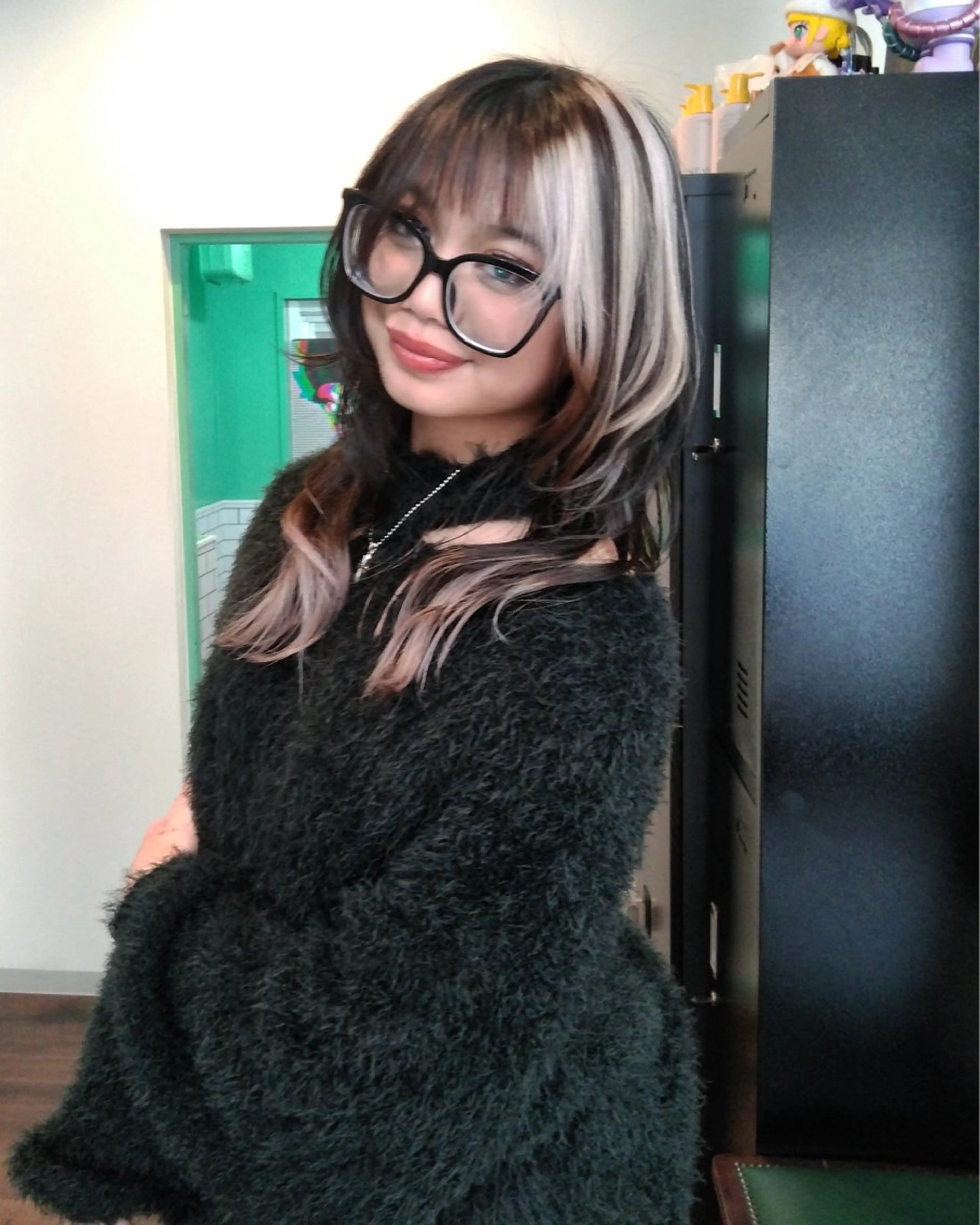 ミディアム ヘアカラー ハッシュカット🎀 MIYU💖のヘアスタイル