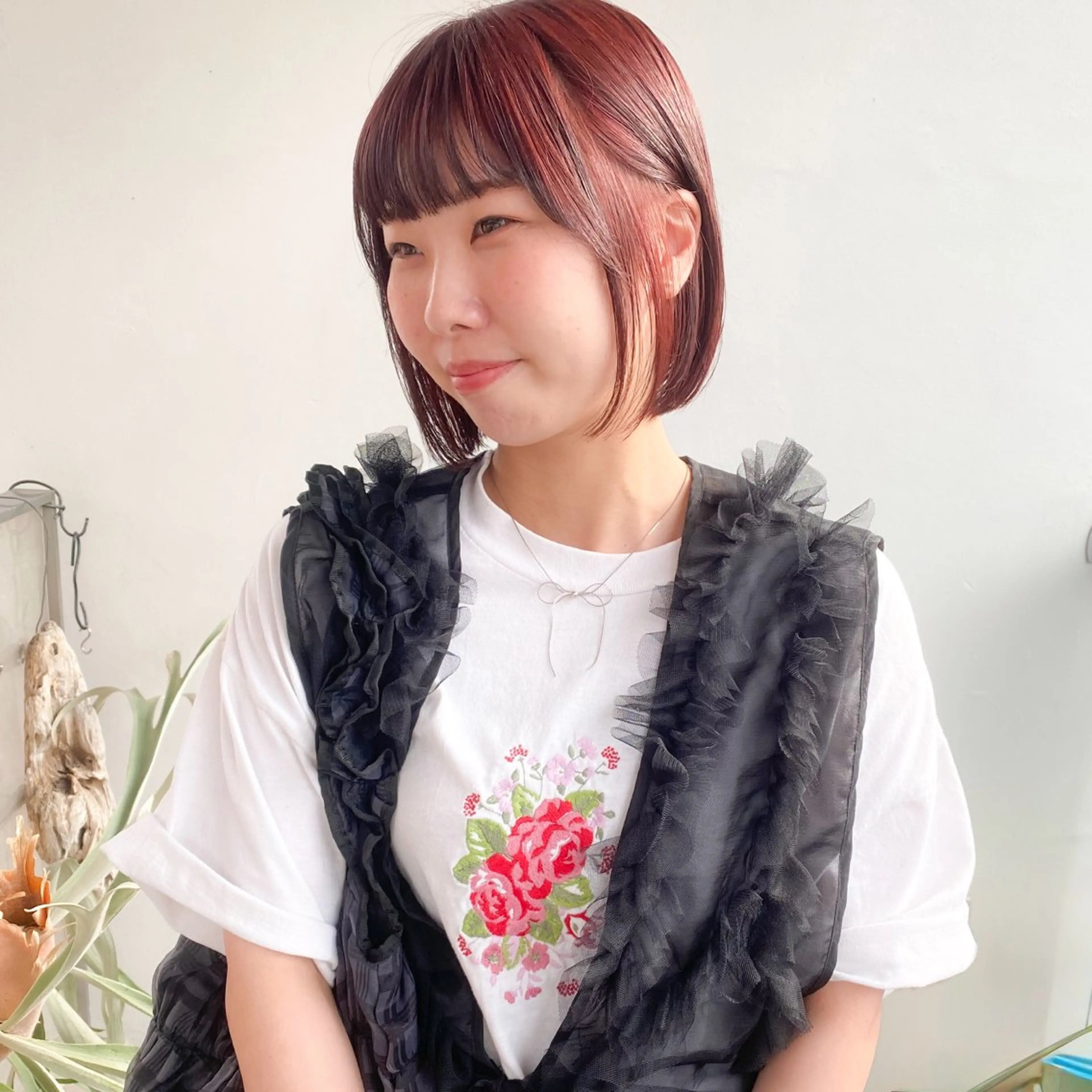 ショート カラー ボブ カット ヘアカラー トリートメント 中屋恵美🎨 Designカラーのヘアスタイル