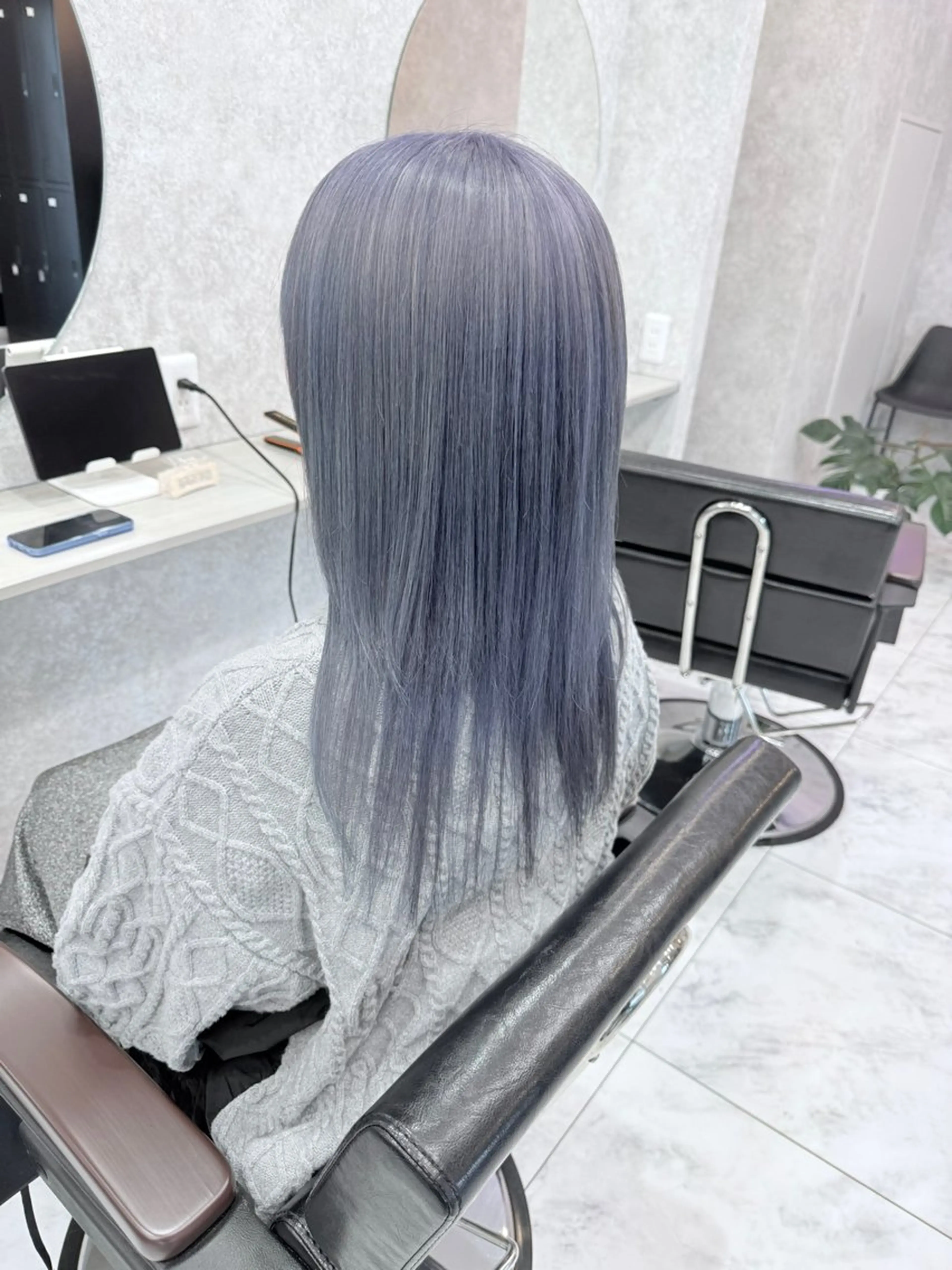 ミディアム カラー 🌺ハイトーン🌺 矢葺 なぎさ🌺🌺のヘアスタイル