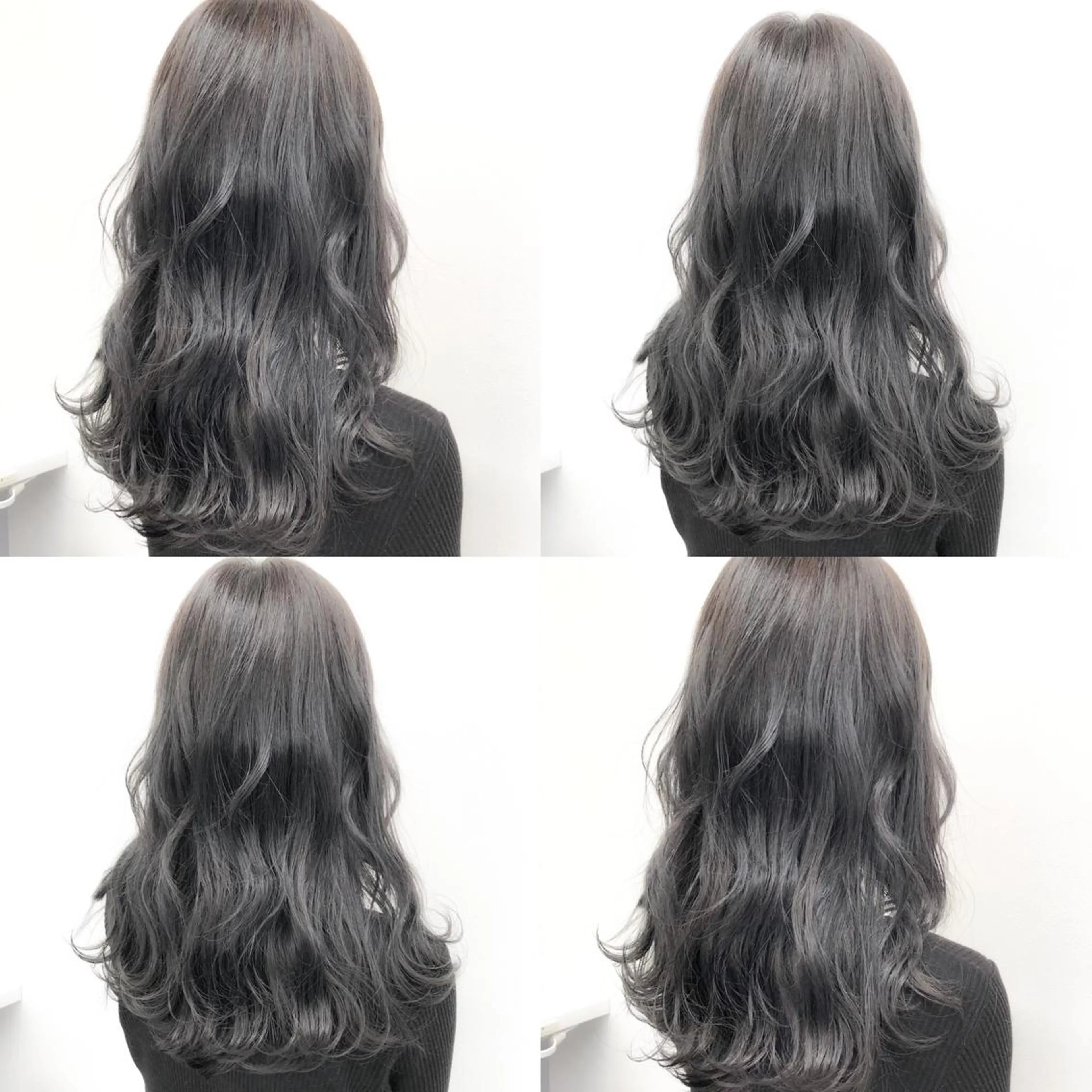 ロング ヘアカラー トリートメント ハイトーン×レイヤー カットTAKUMIのヘアスタイル