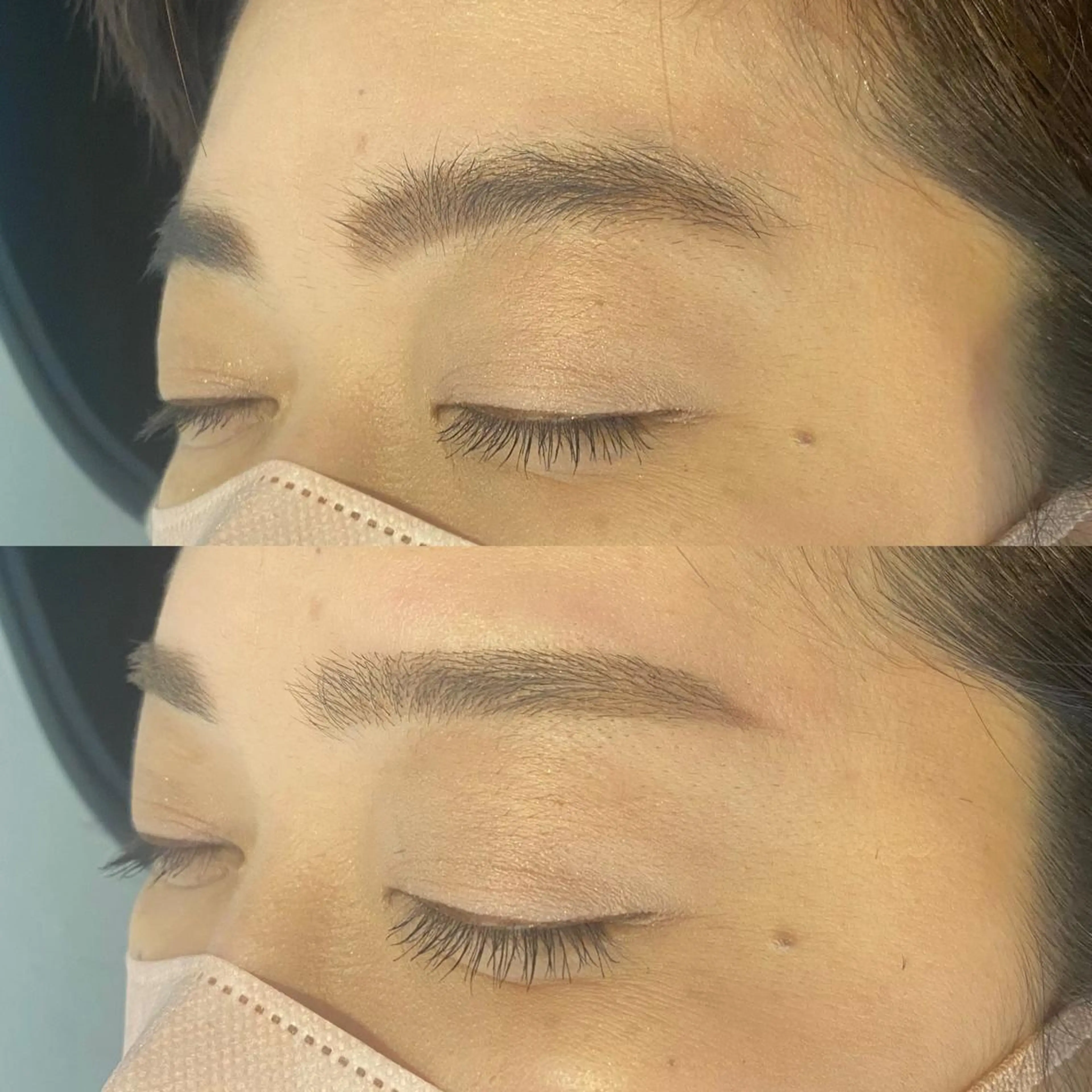 アイブロウ ワックス脱毛 眉カット pep natsumiのヘアスタイル