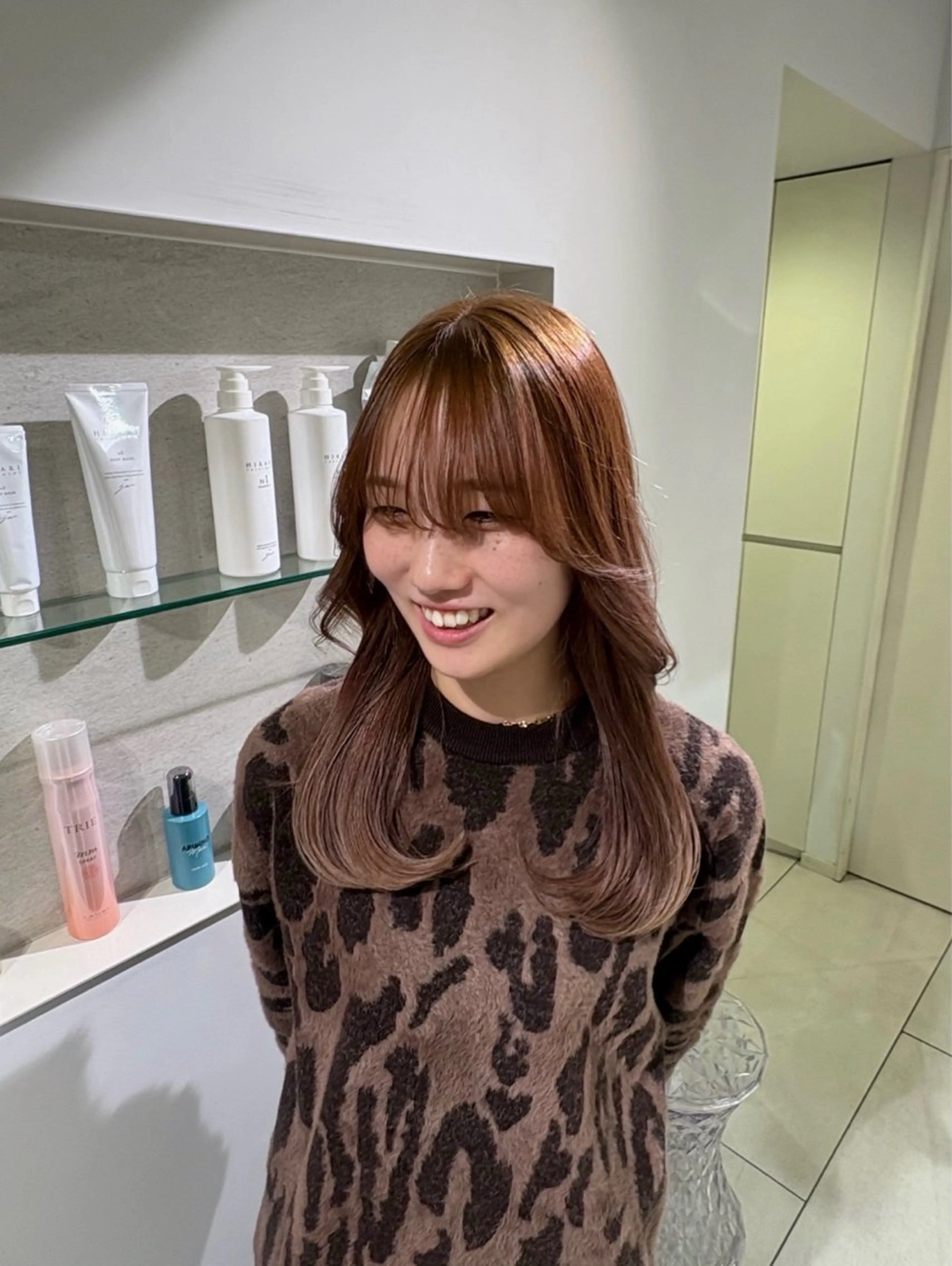 ロング カラー カット ヘアカラー トリートメント 【ボブ・ショート】 ／ おおの かい🫟のヘアスタイル