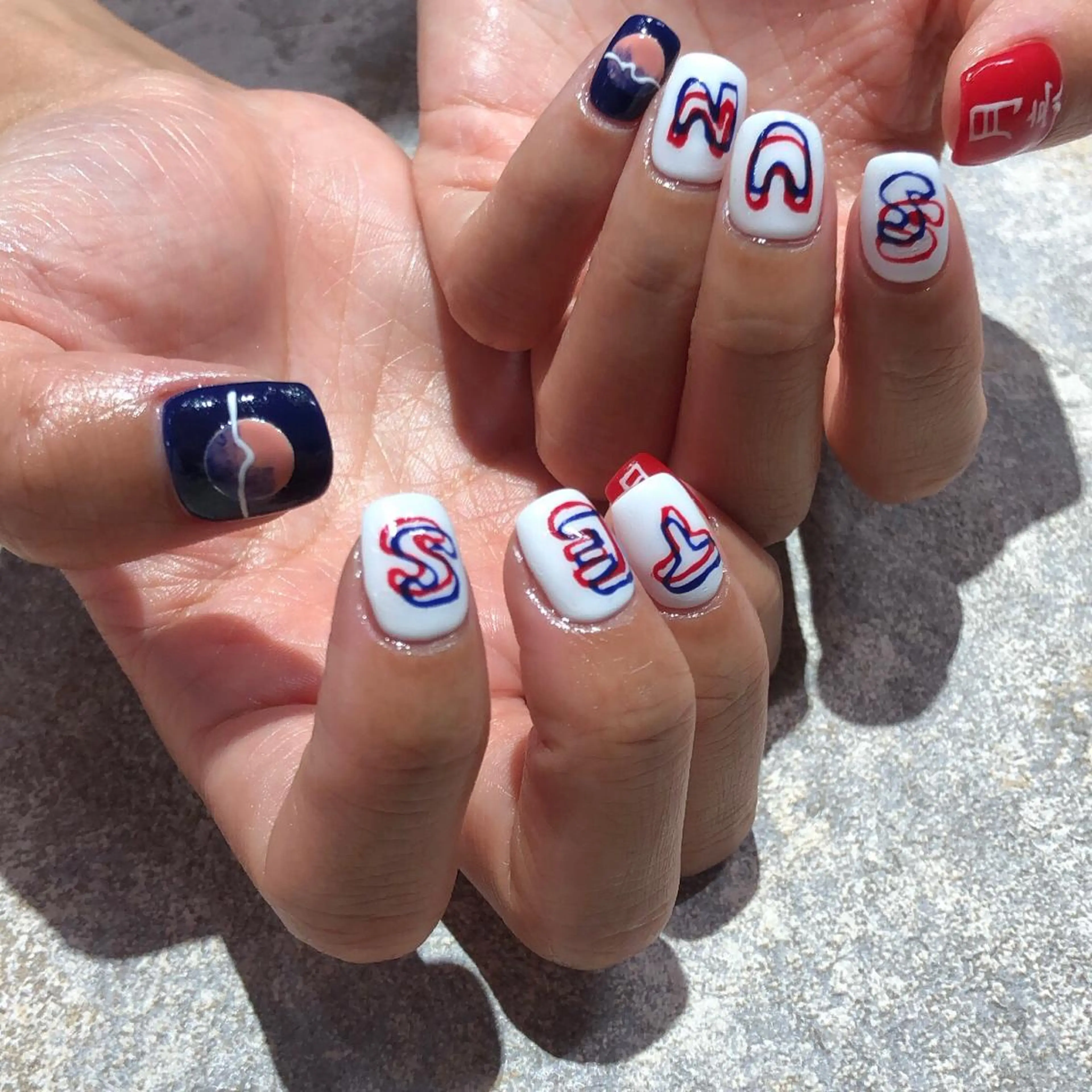 ネイル ハンドネイル フットネイル ハンドケア Miyagi Asamiのネイルデザイン