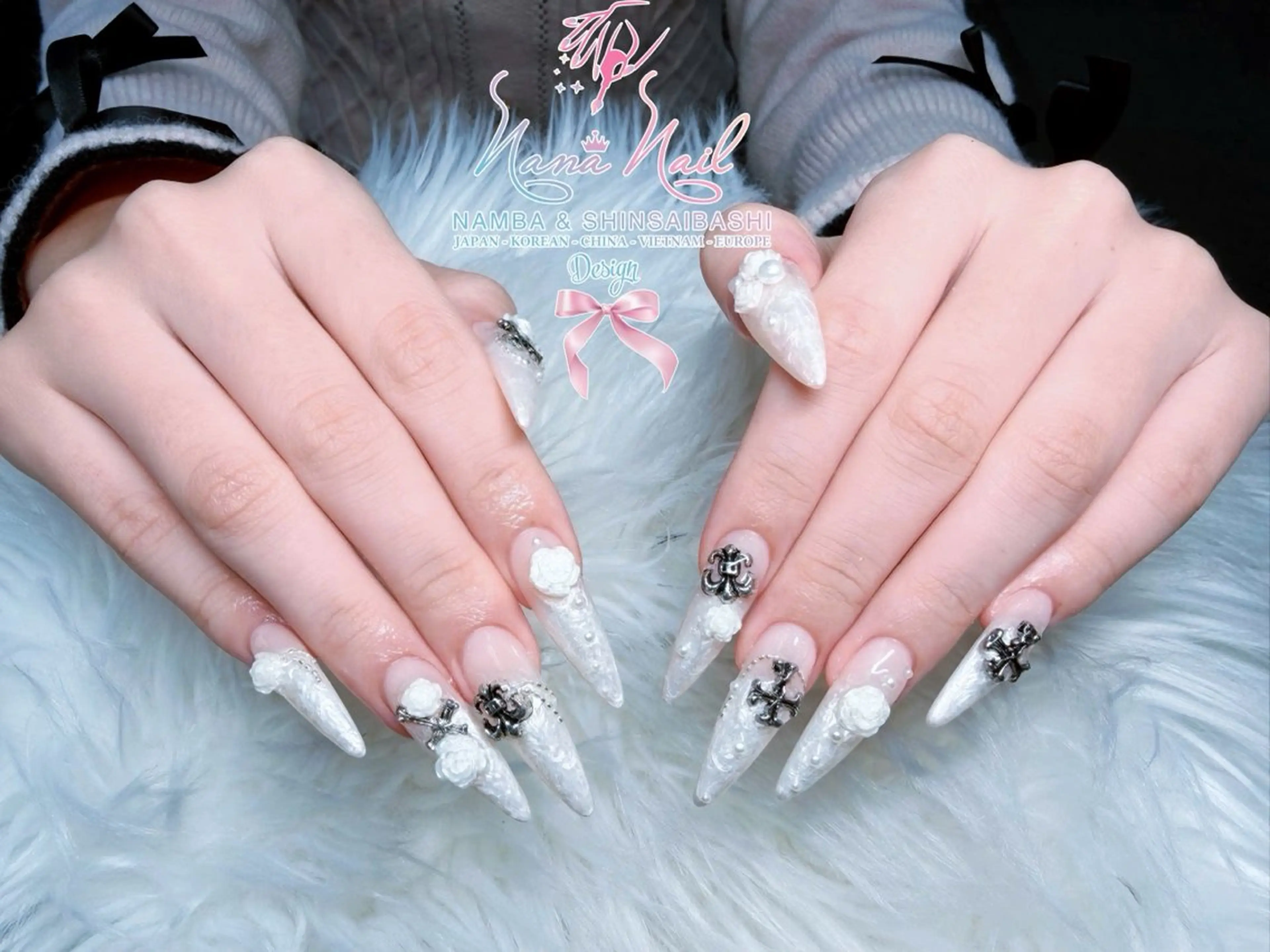 ネイル チークネイル 桜ネイル フラッシュネイル フットネイル ジェルネイル ハンドネイル ７９LINA NAIL 心斎橋店所属・リナネイル アメ村心斎橋店のネイルデザイン