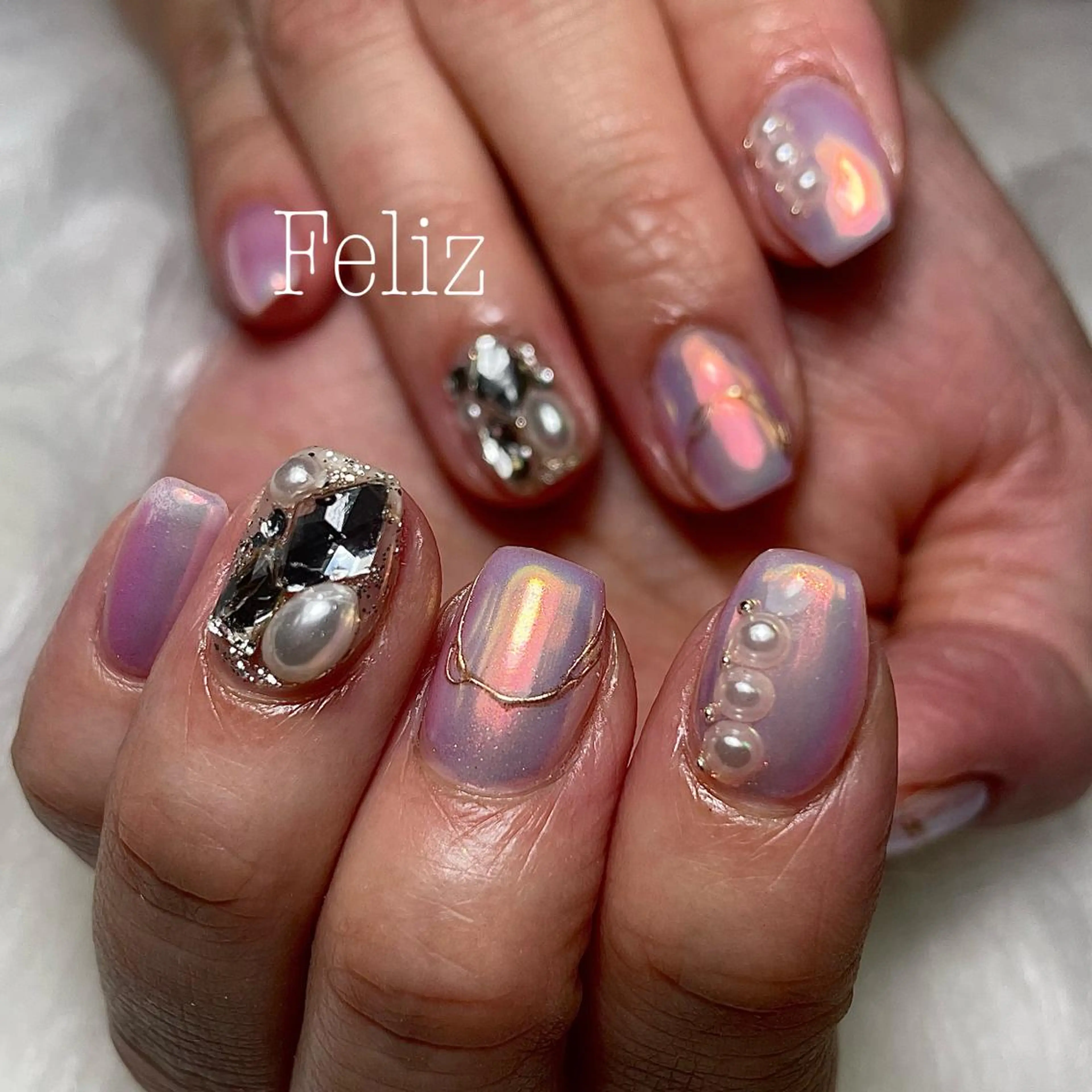 ネイル ハンドネイル ハンドケア Feliz 楽しいネイルサロンのネイルデザイン