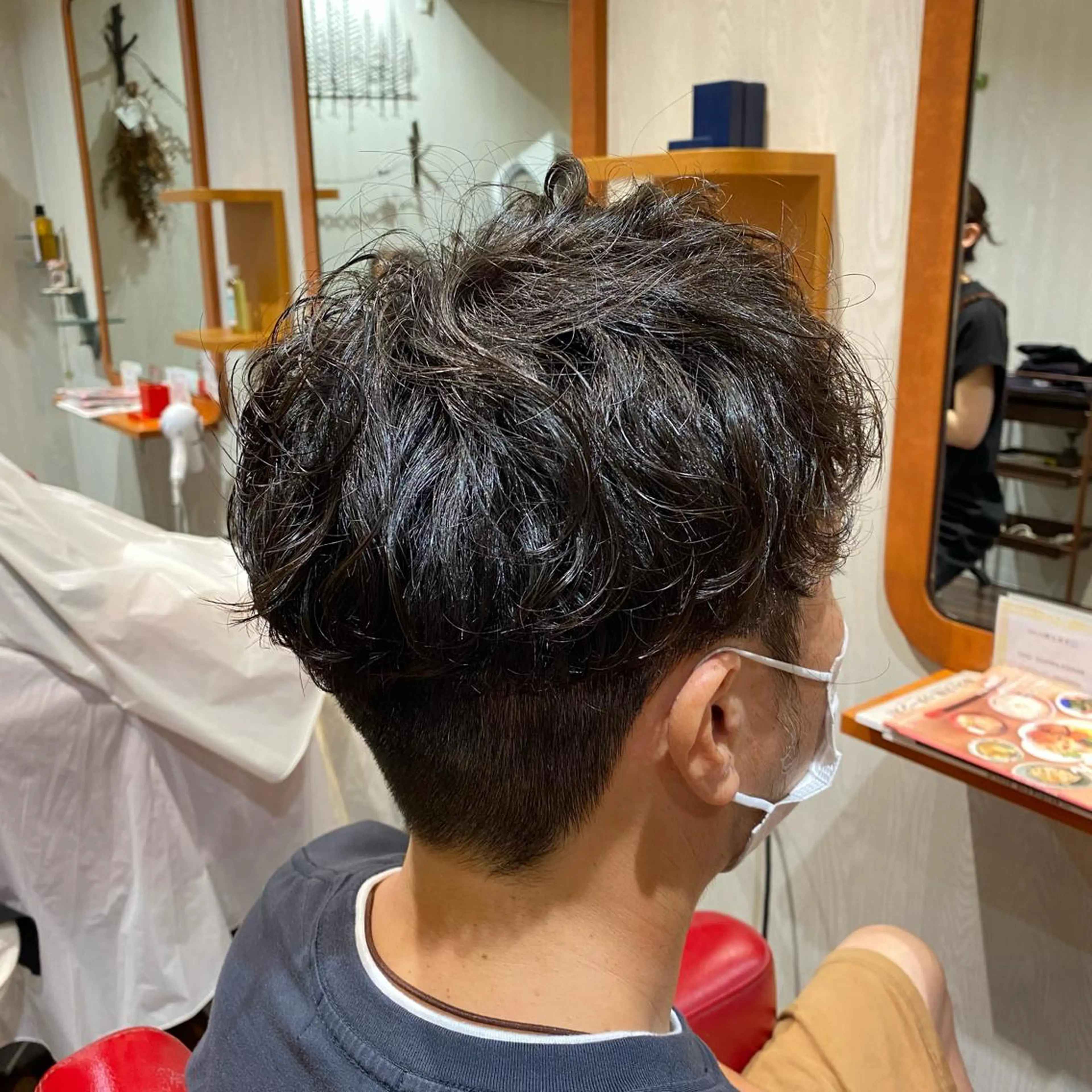 パーマ メンズ 木宮 美緒のヘアスタイル