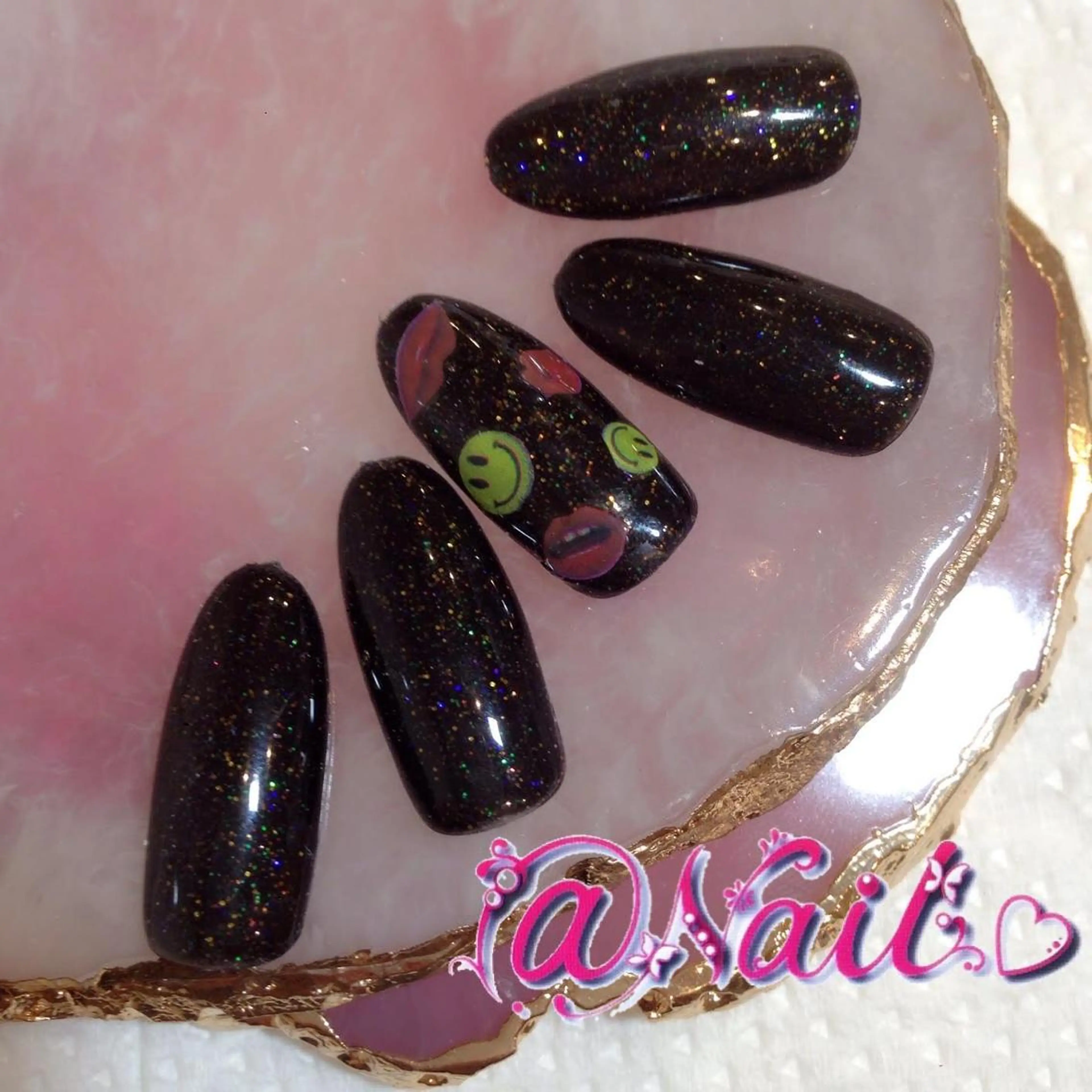 ネイル ネイルチップ 小尾 栞のネイルデザイン