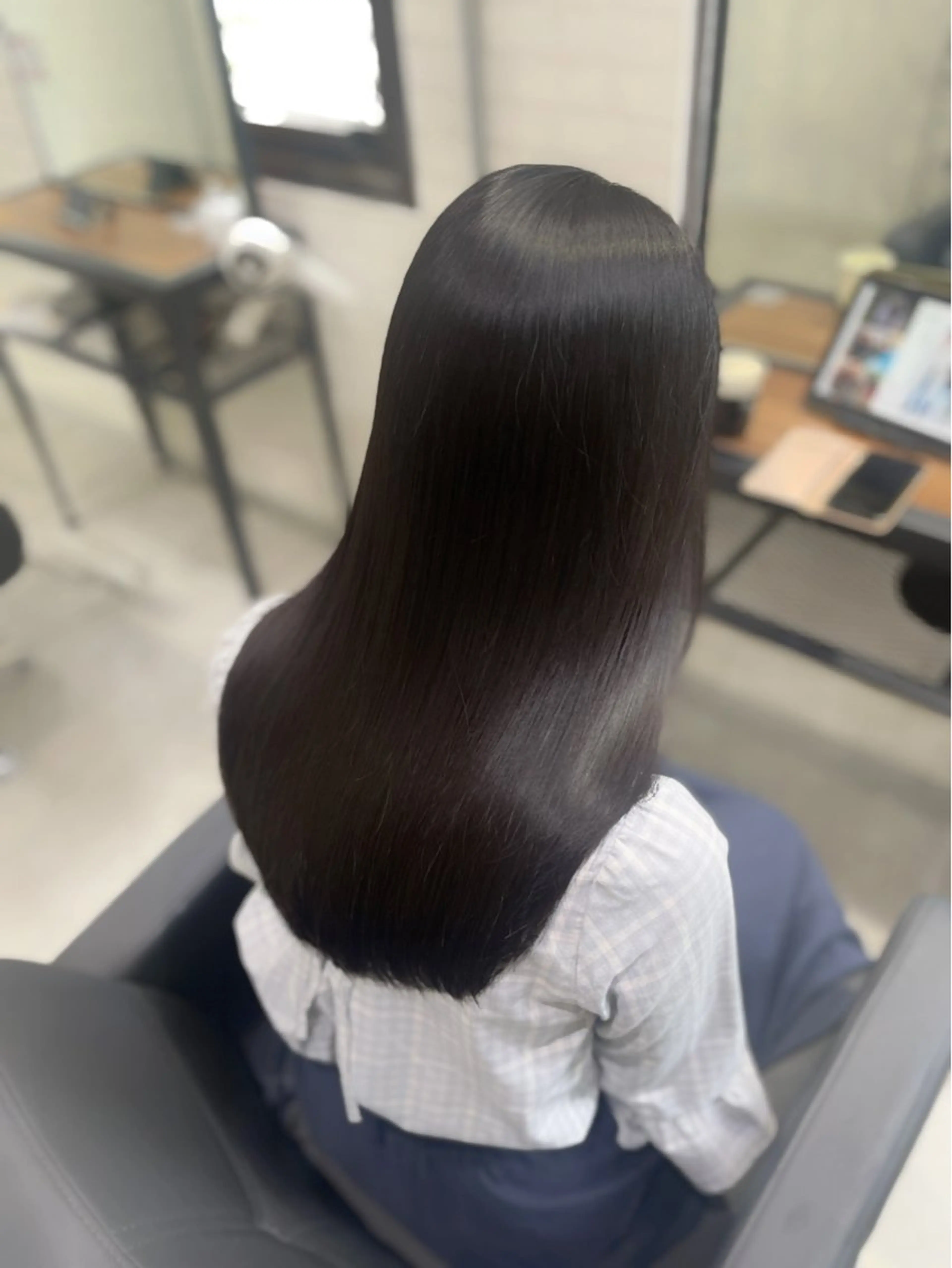 ロング カット ヘアカラー トリートメント 杉野🫧美髪🫧 Zina博多店長のヘアスタイル