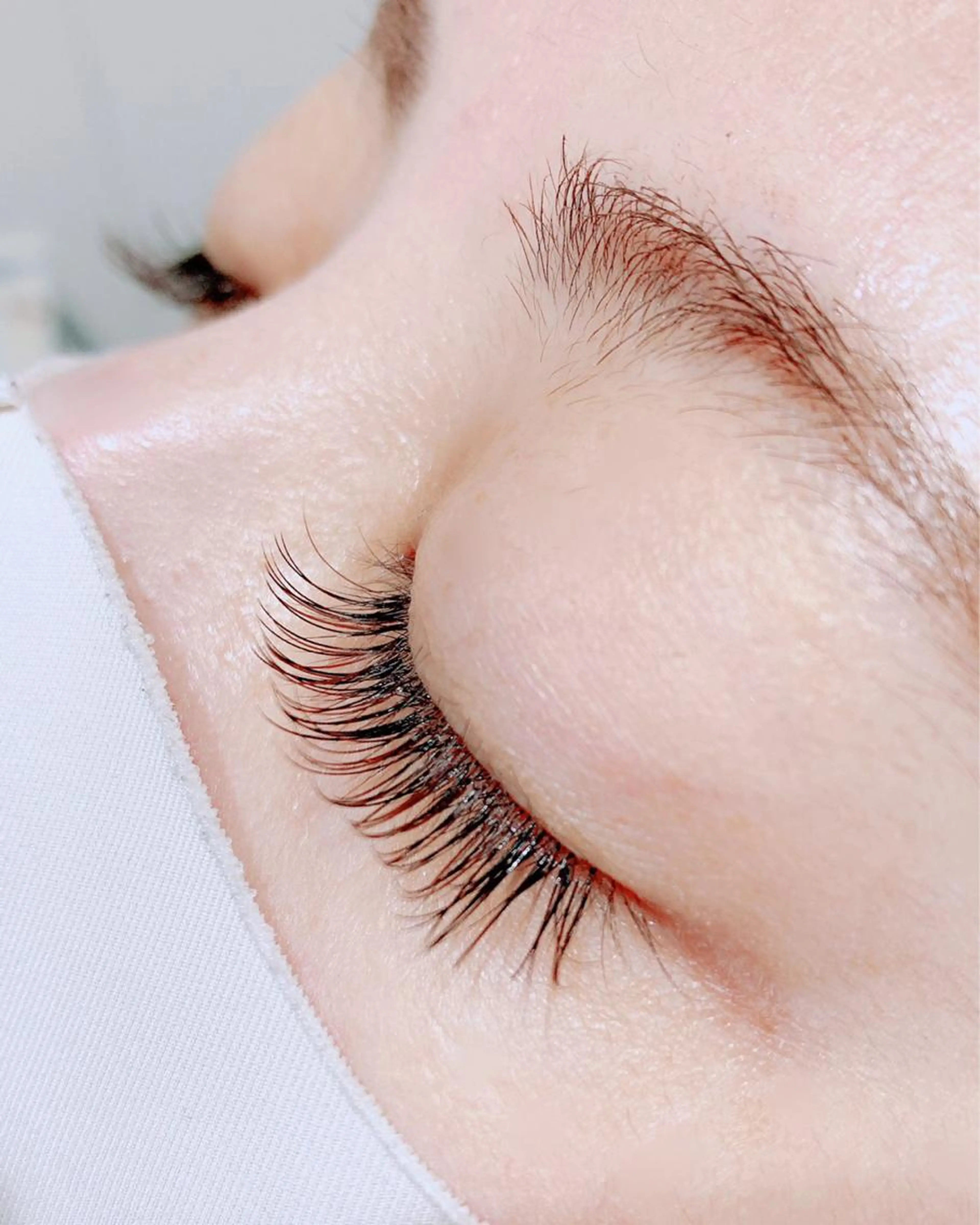 【ご新規様限定】フラットラッシュ（シングル80本まで）ブラウンMIX無料!当日前日予約OK!! オフ代別途500円の写真