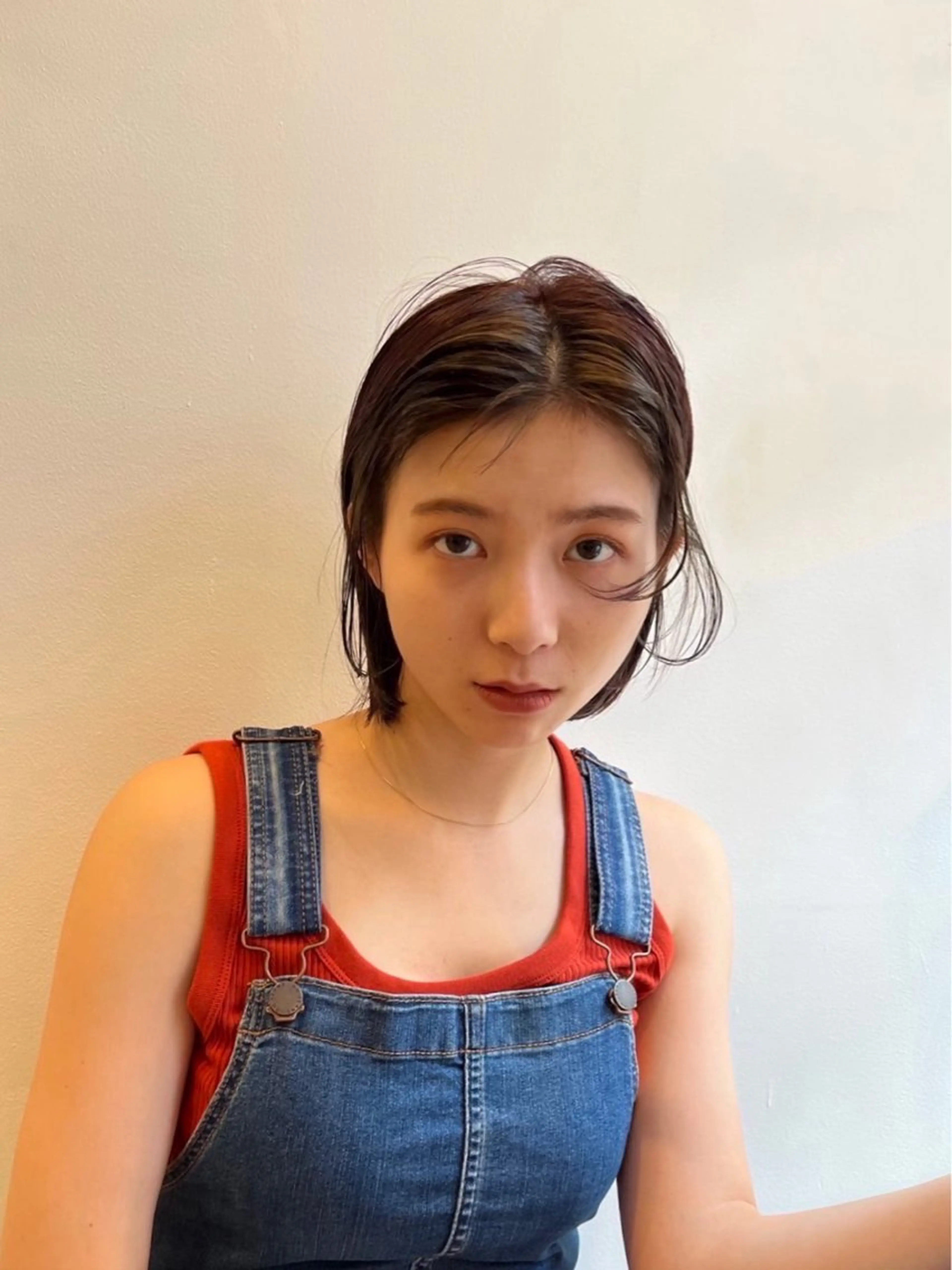 ミディアム カラー ブラウンカラー カット ヘアカラー トリートメント 梅田/柔らかカラー/ オオハシ リナコのヘアスタイル