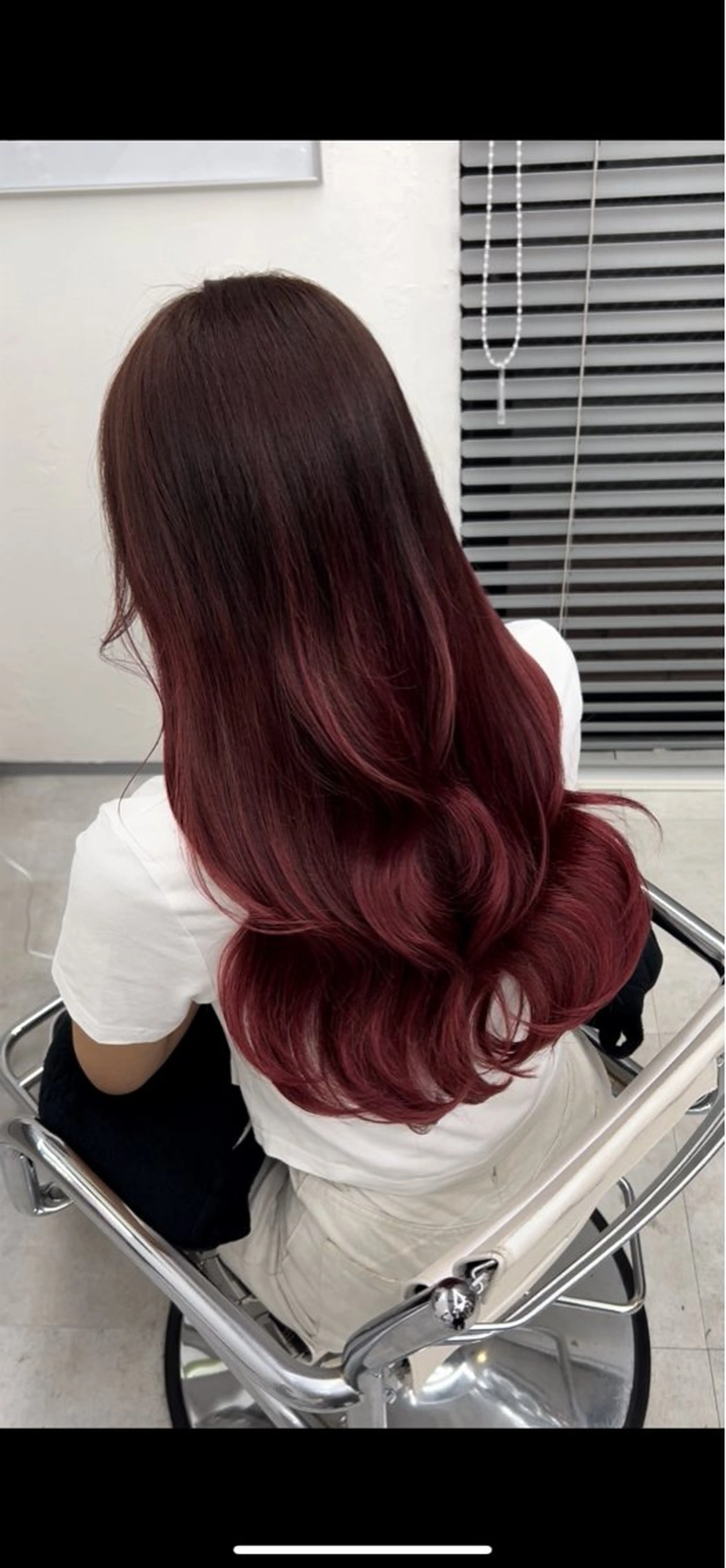 レディースカット＋ブリーチ＋オンカラーの写真