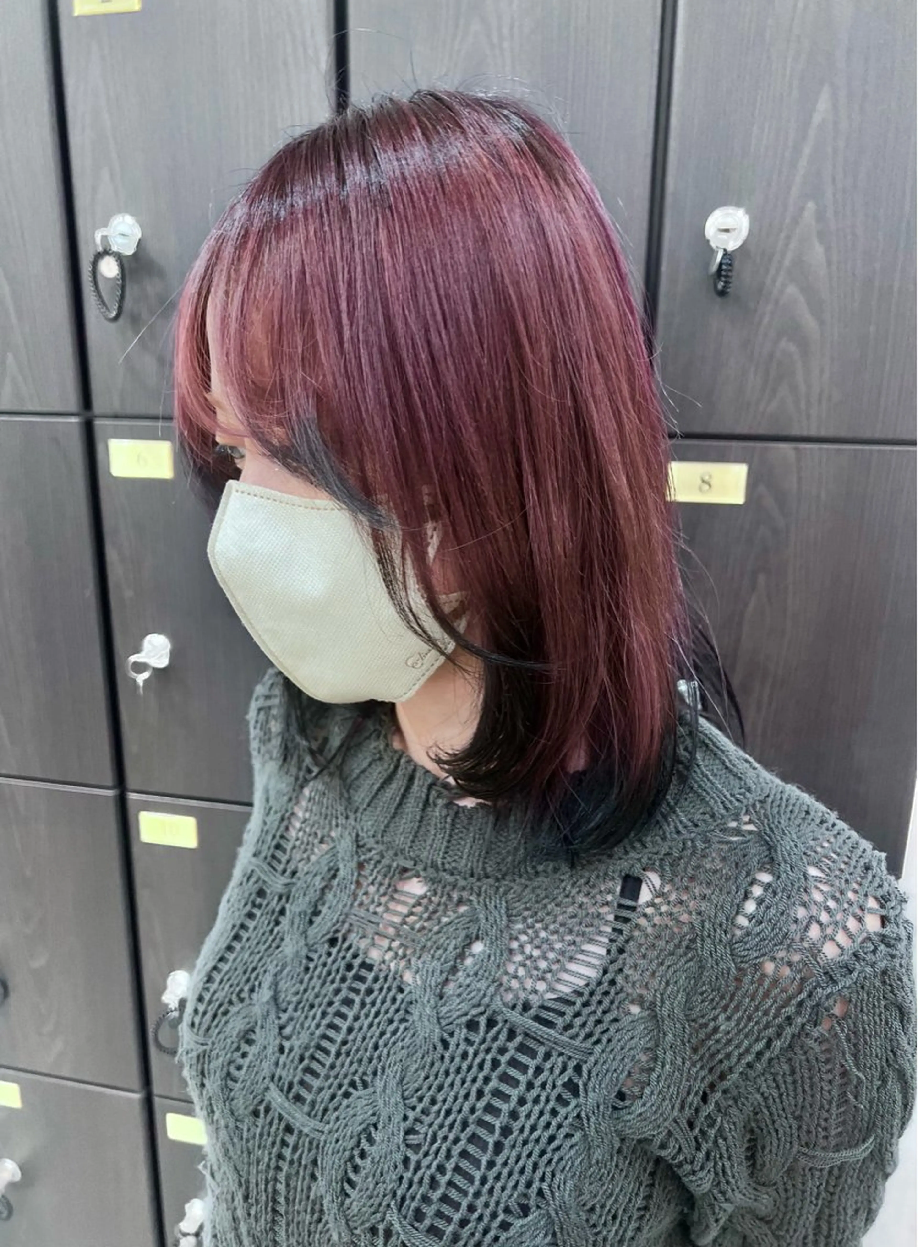 ミディアム ボブ/レイヤー/ 透明感カラー/月島のヘアスタイル