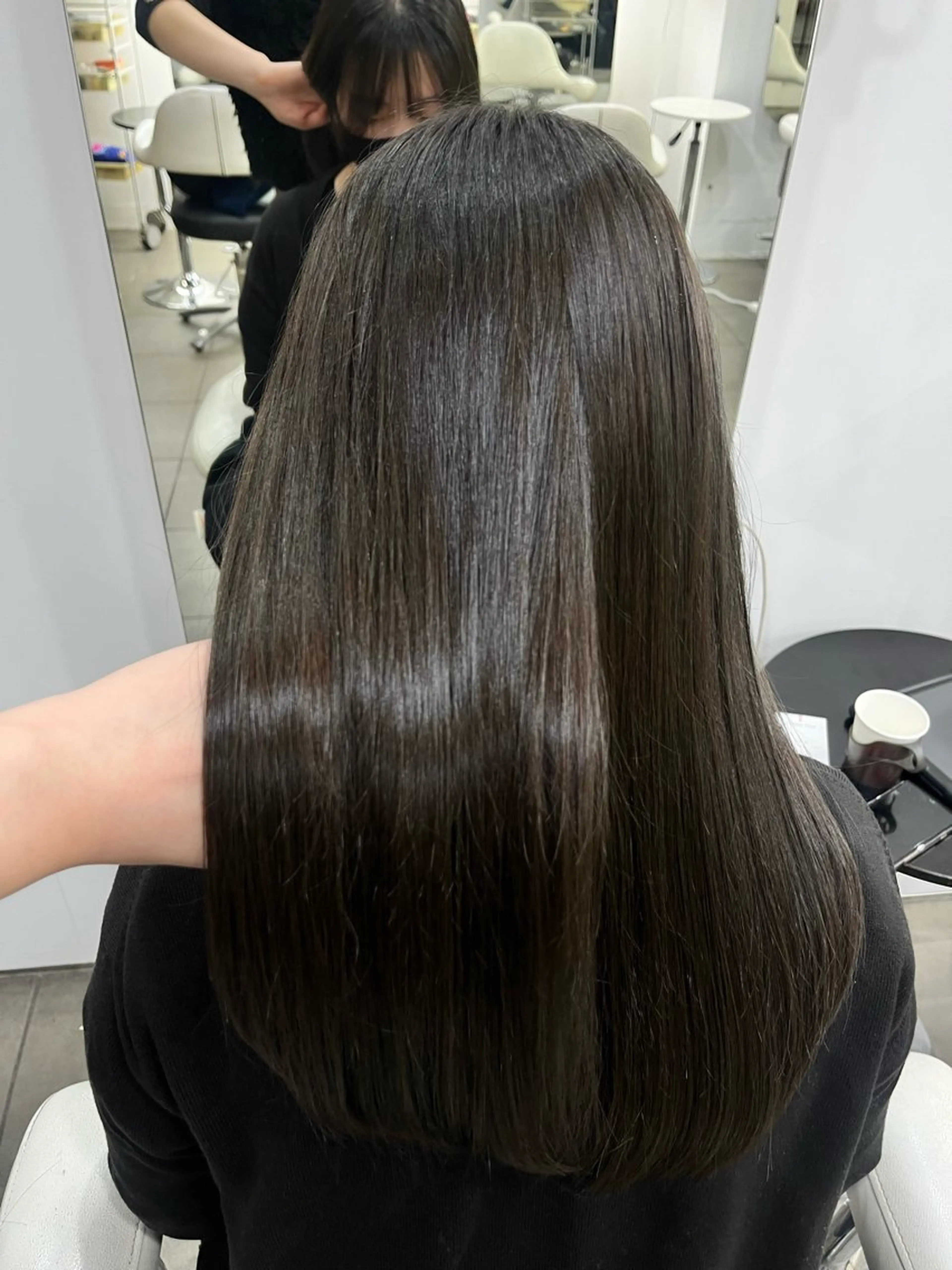 ロング カラー 透明感カラー ヨネヤマツムギのヘアスタイル