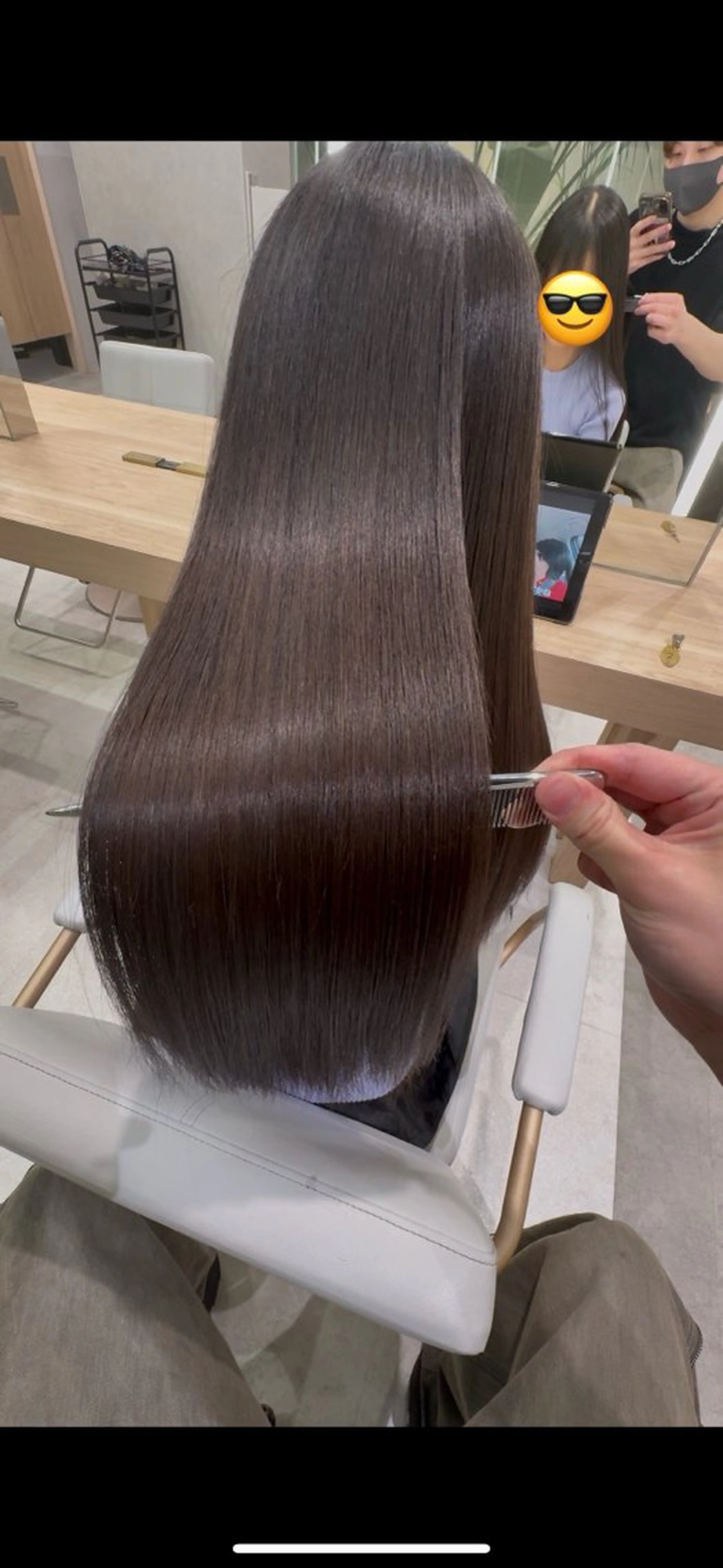 ロング ヘアカラー トリートメント 髪質改善カラー🫧 FUUMA🪽のヘアスタイル