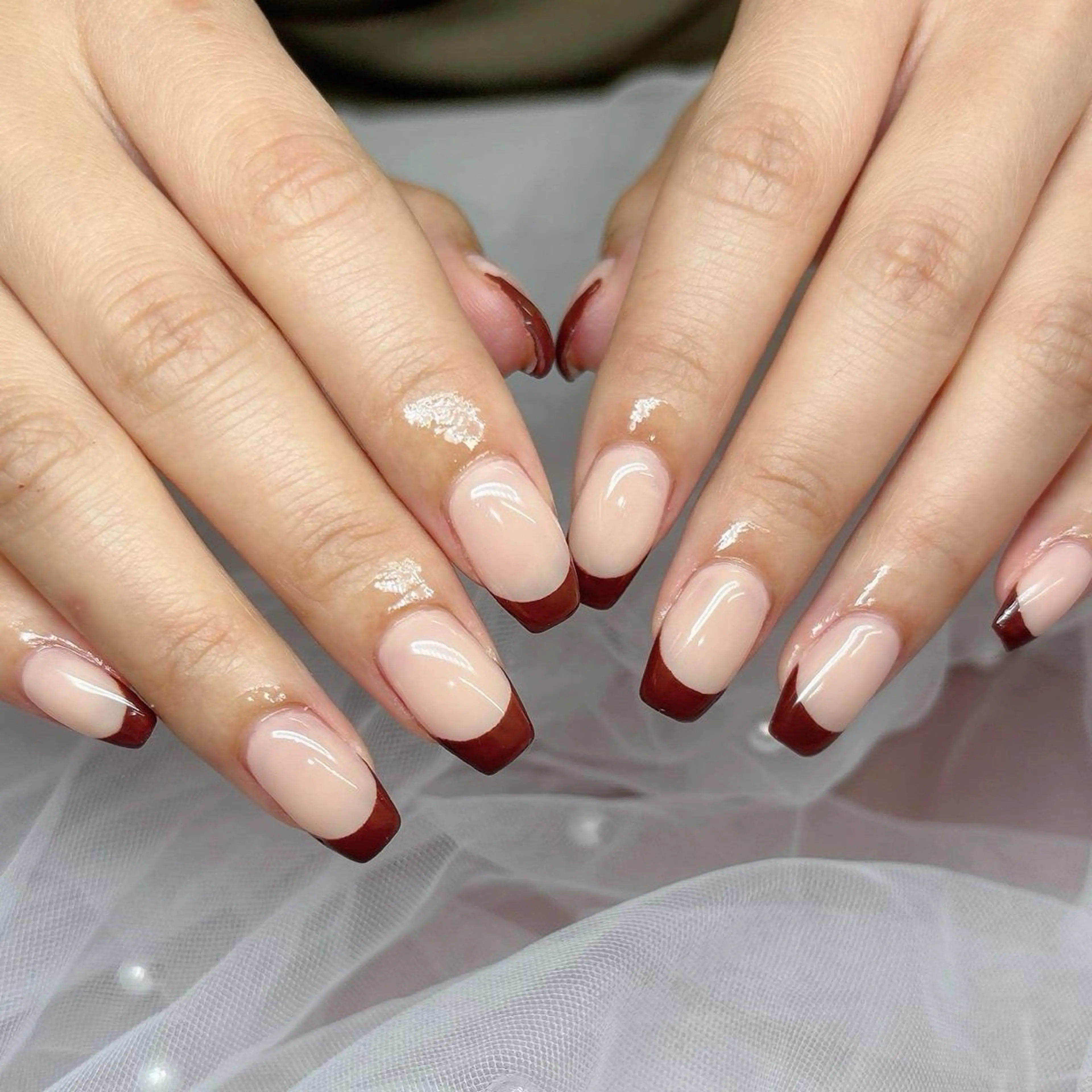 ネイル カジュアル フレンチネイル Epokku ネイルサロンのネイルデザイン