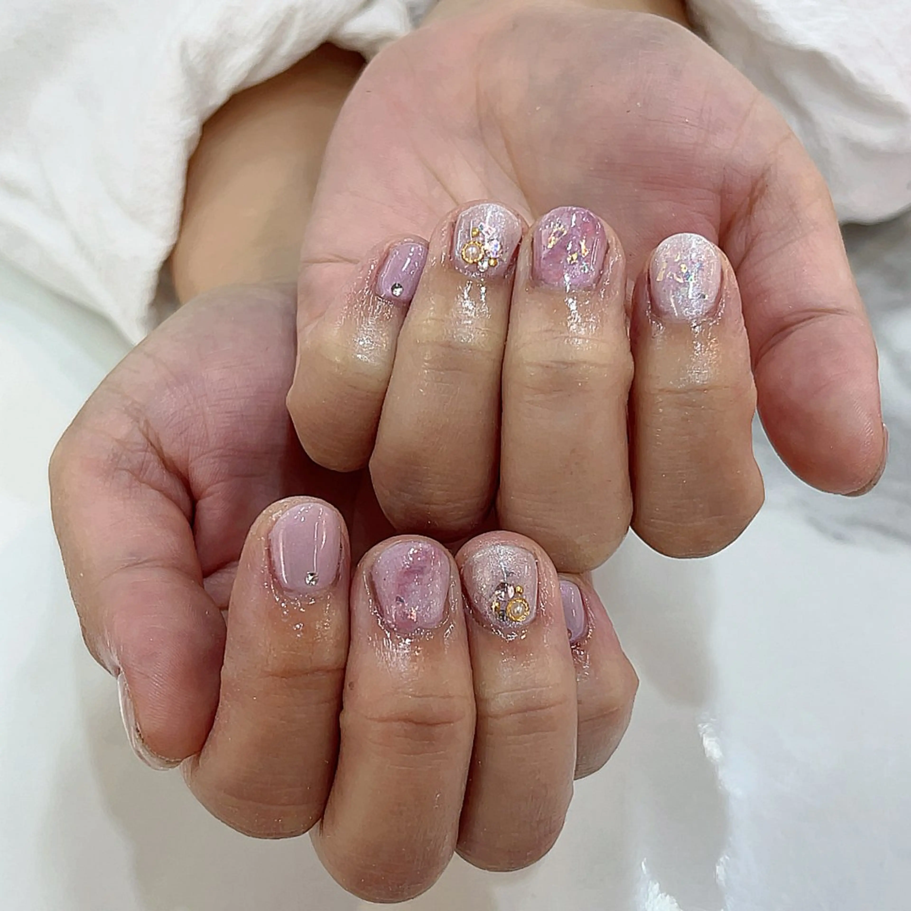 ネイル ハンドネイル ハンドケア あおやぎ ゆきこのネイルデザイン