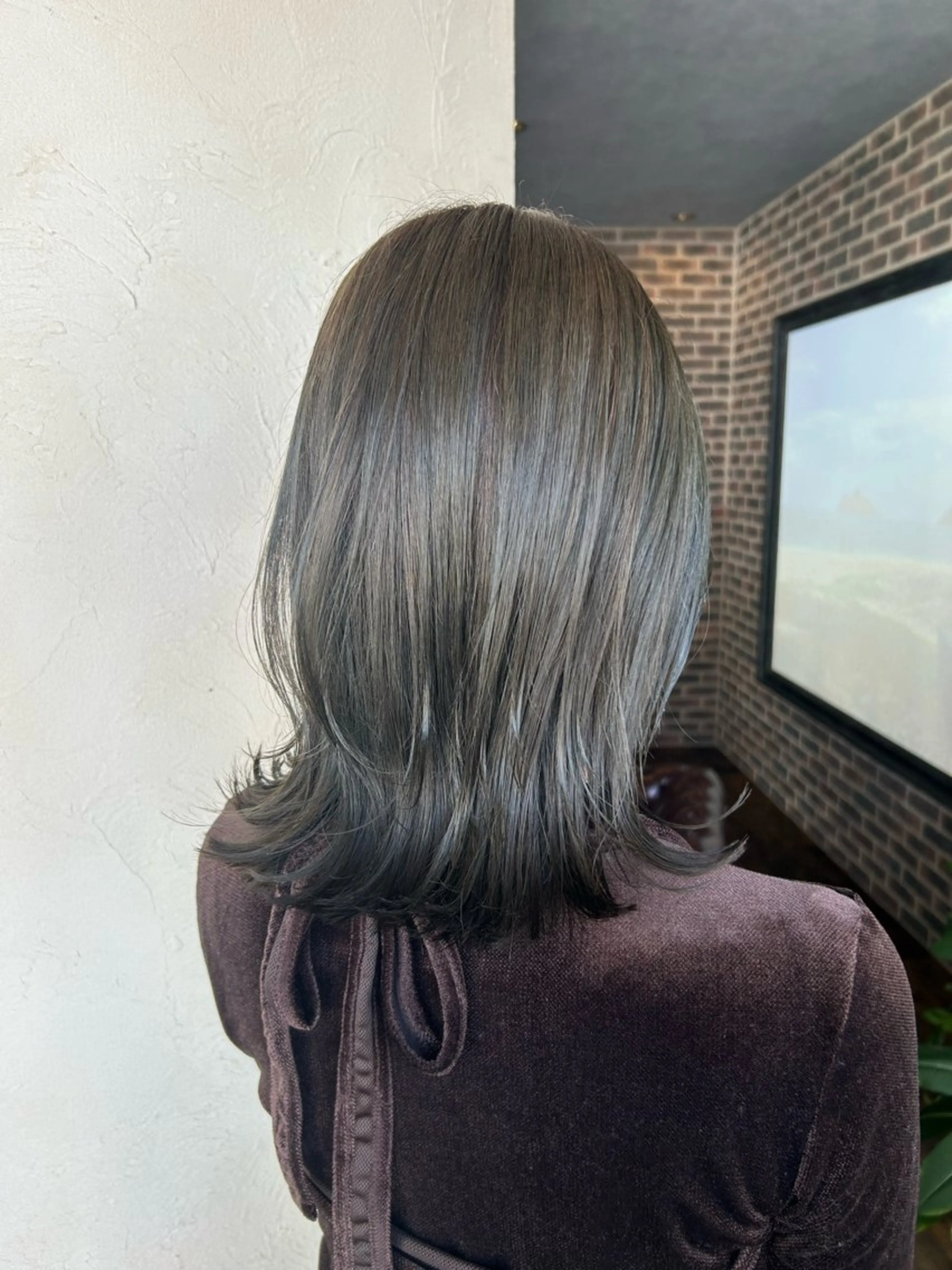 セミロング カラー ヘアアレンジ カット ヘアカラー トリートメント 🌿Rina 🌙当日予約OK🌙のヘアスタイル