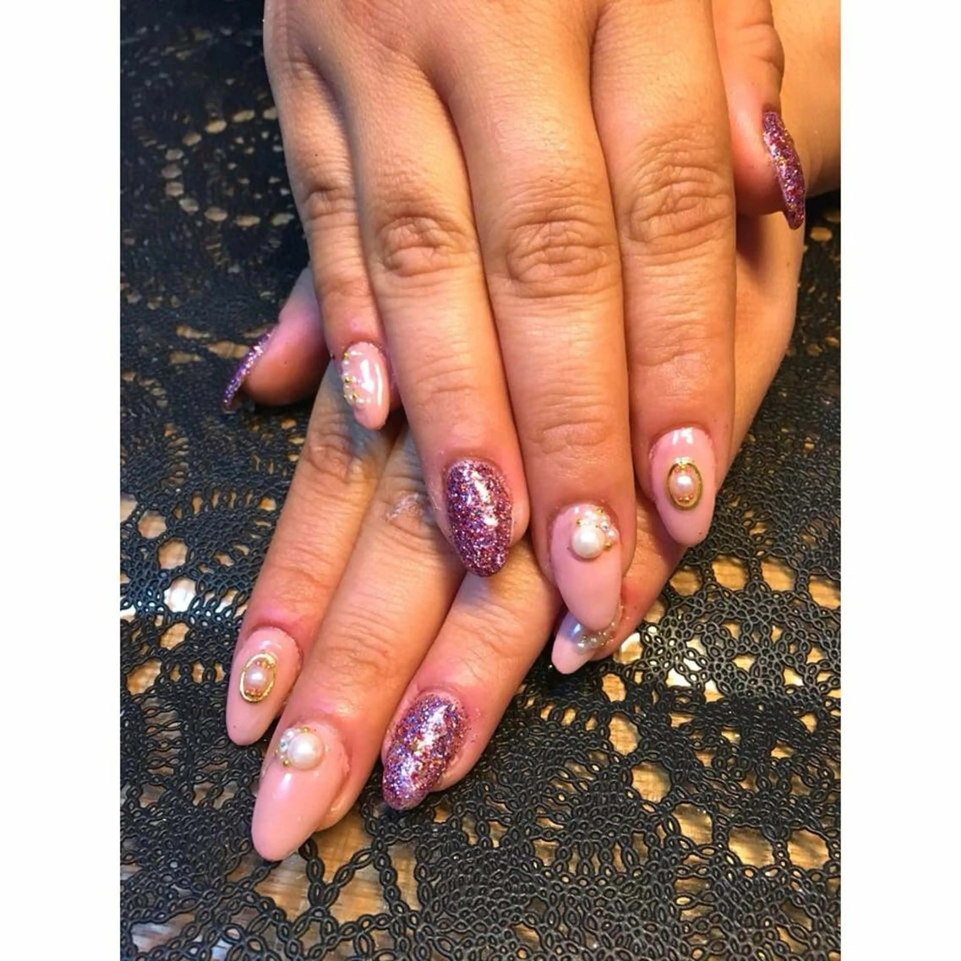 ロング カラー ネイル 宮本 百合子のネイルデザイン