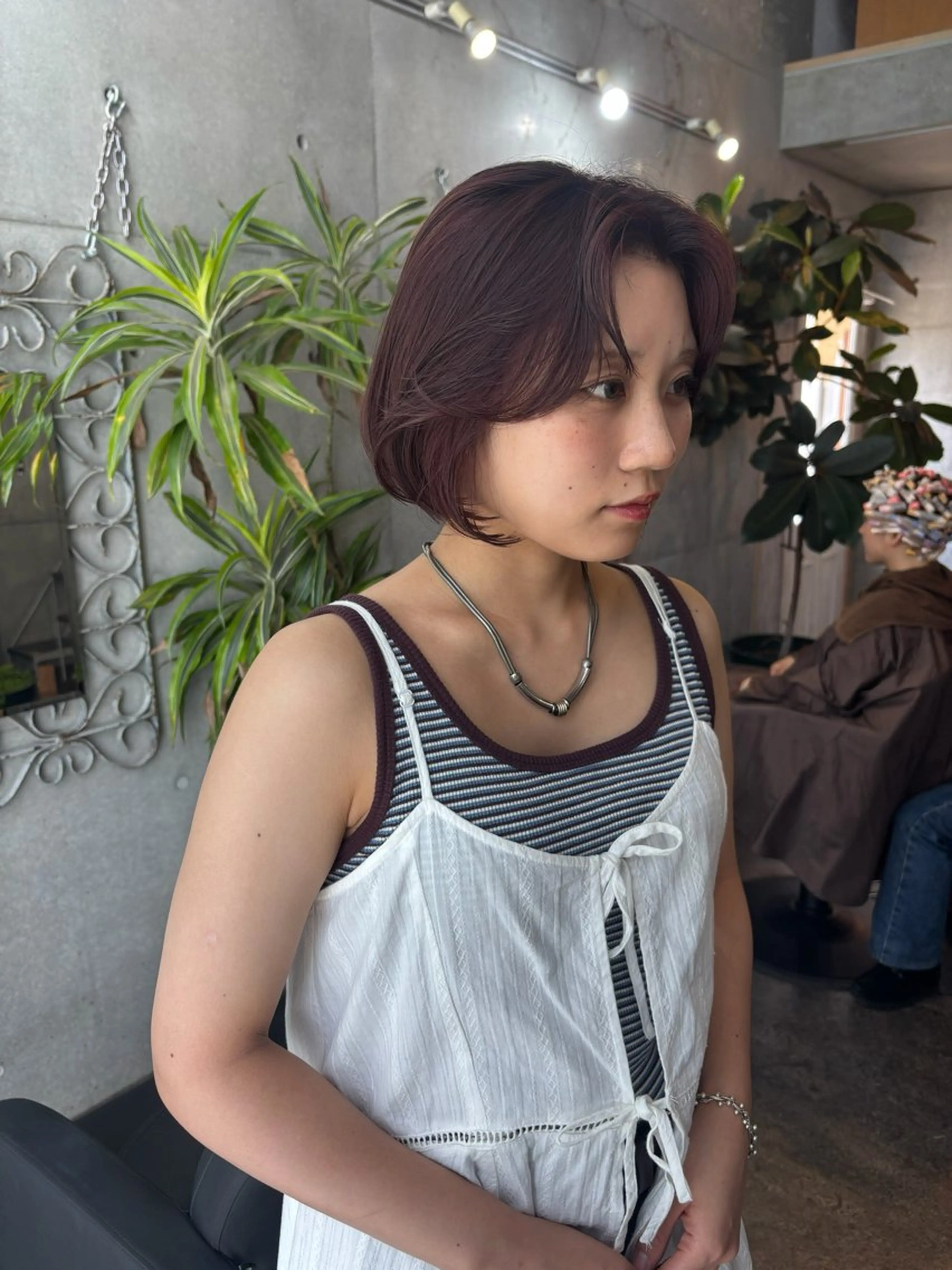 ショート カラー 韓国風ヘア 大林 エリコのヘアスタイル