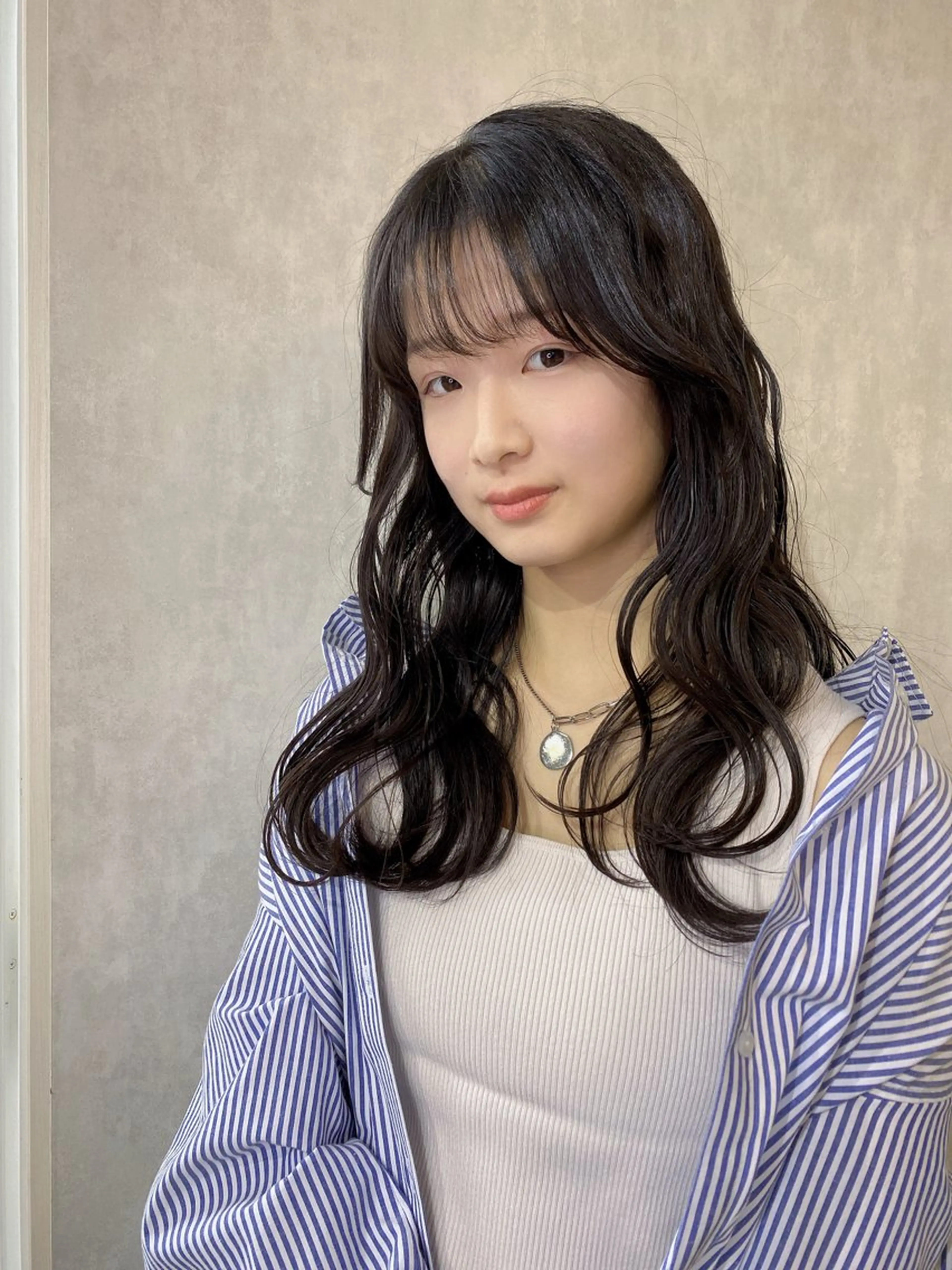 セミロング ヘアカラー トリートメント 表参道/透明感カラー /髪質改善/駿太のヘアスタイル