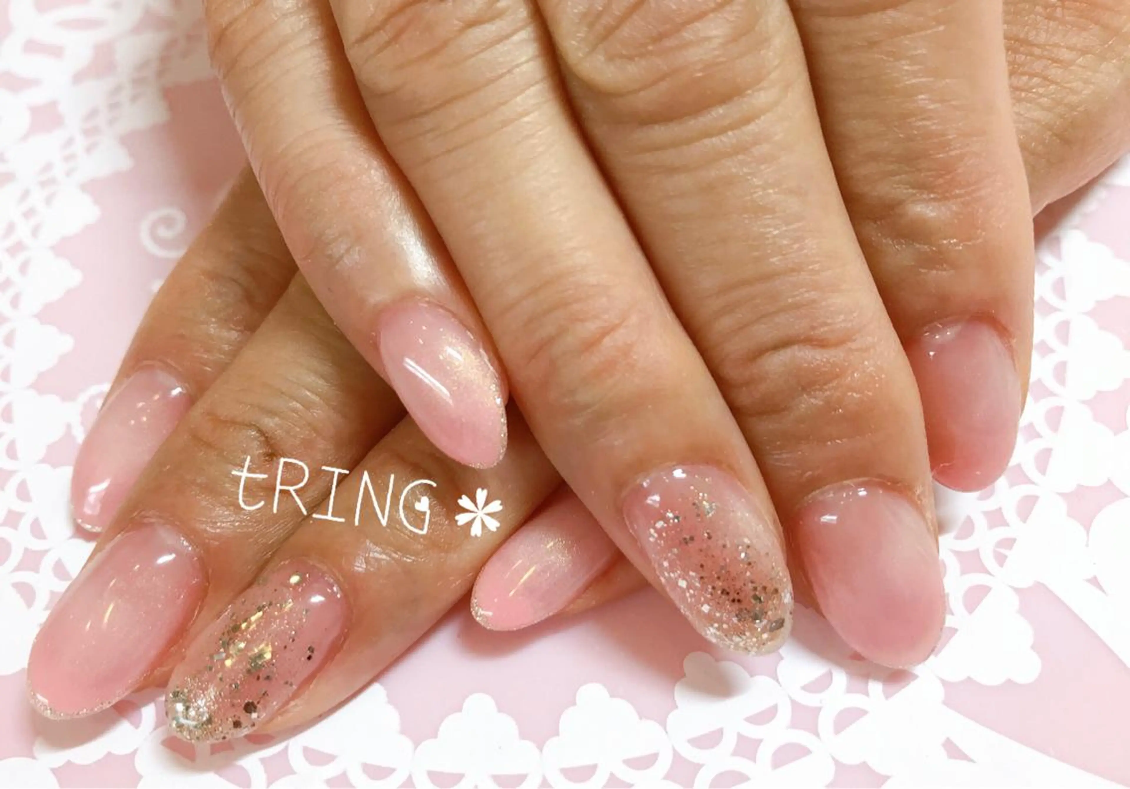 ネイル ハンドネイル tRING＊ しいの木台のネイルデザイン