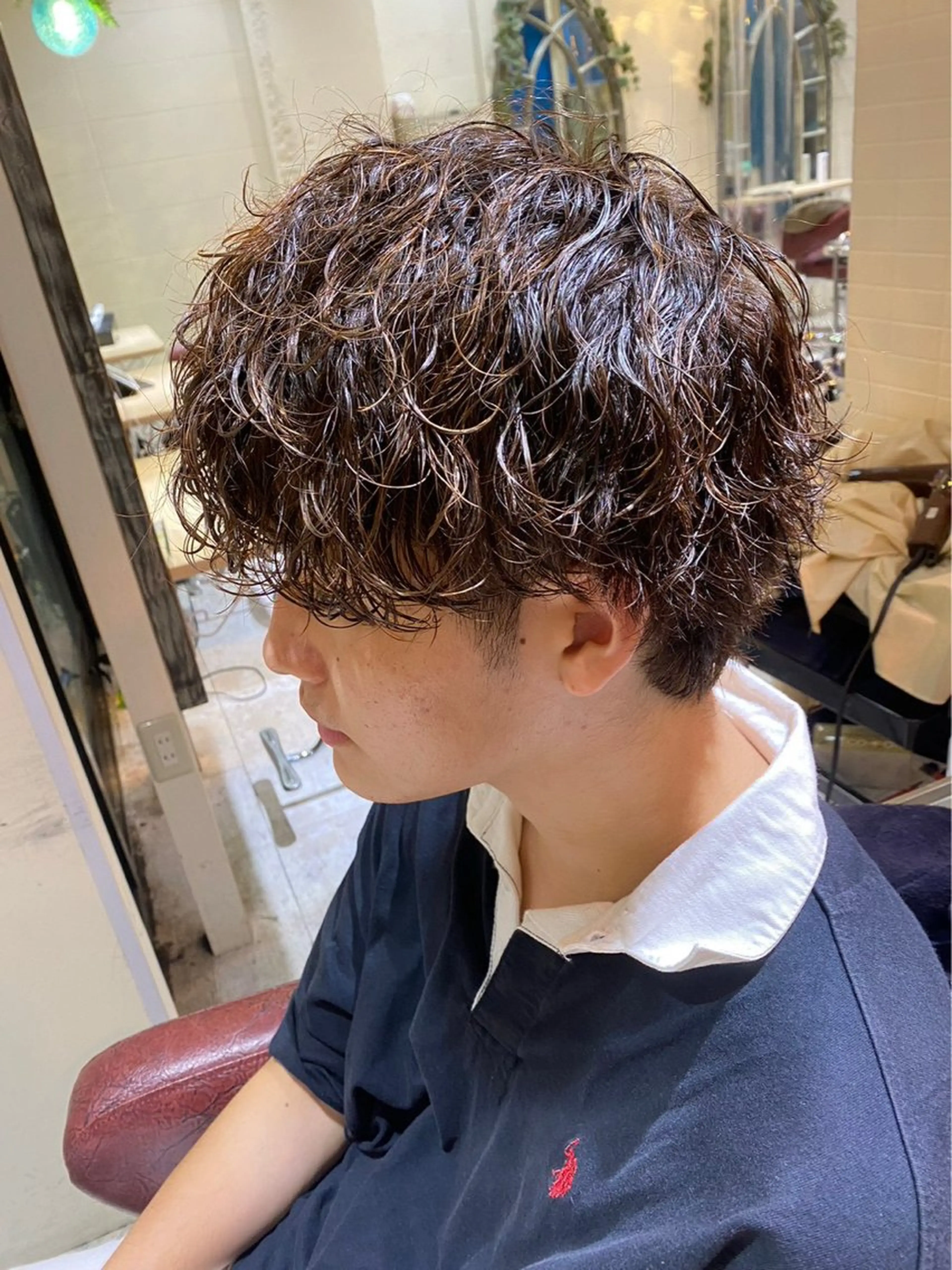 ミディアム 🦁メンズモデル募集 🎧関瑠奈🛵のヘアスタイル