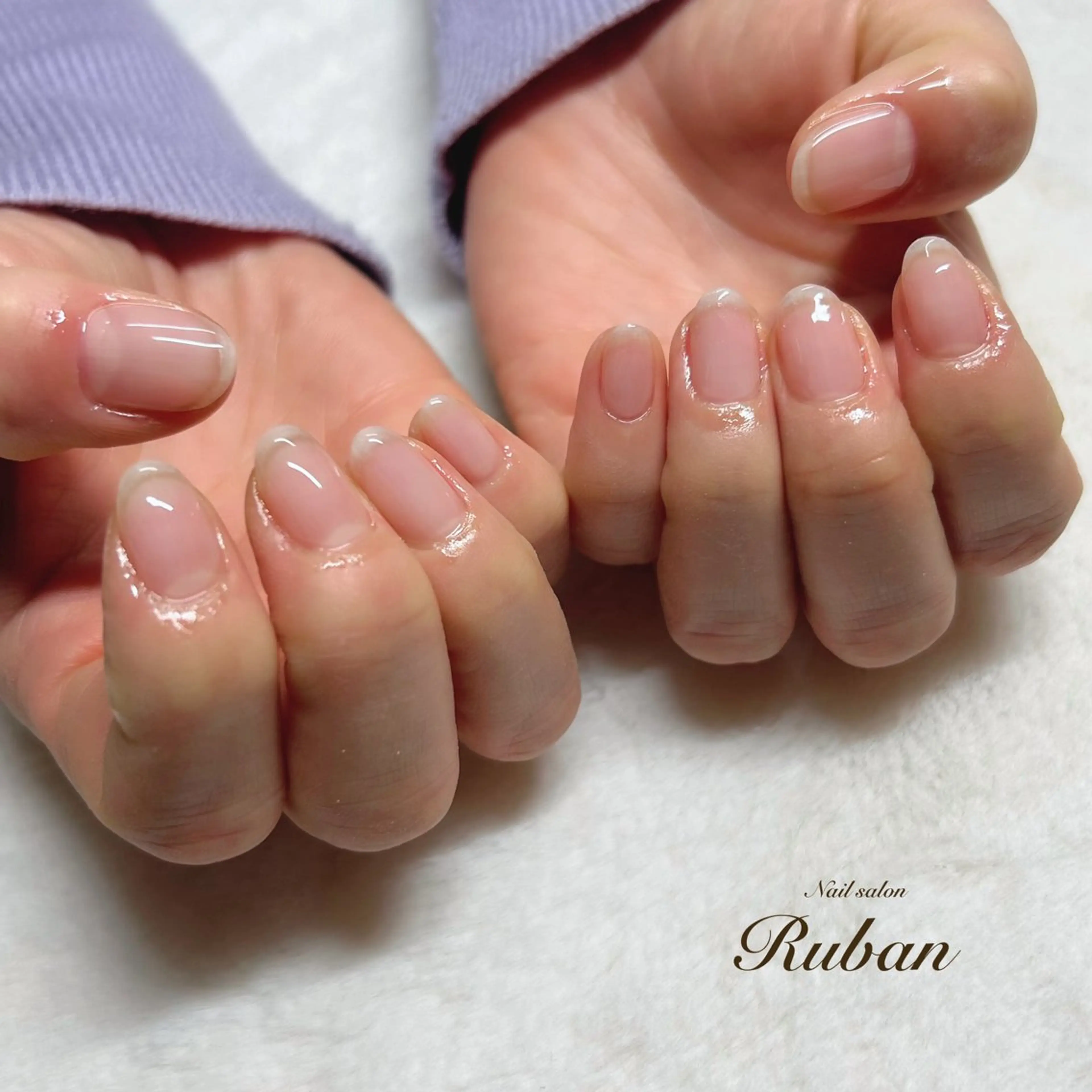 ネイル クリアネイル Nail salon Rubanのネイルデザイン