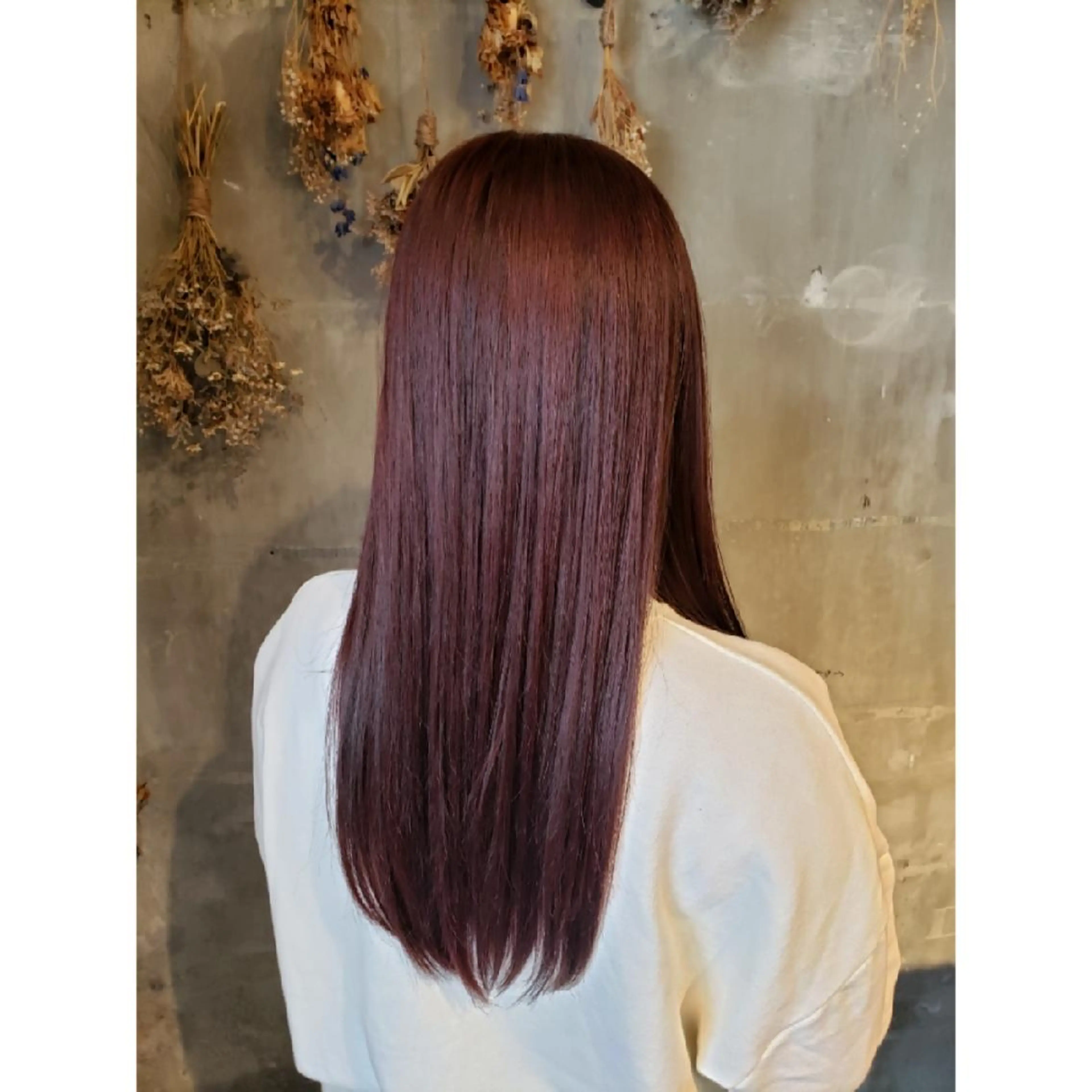 ロング カラー 井尻 柚都歩のヘアスタイル