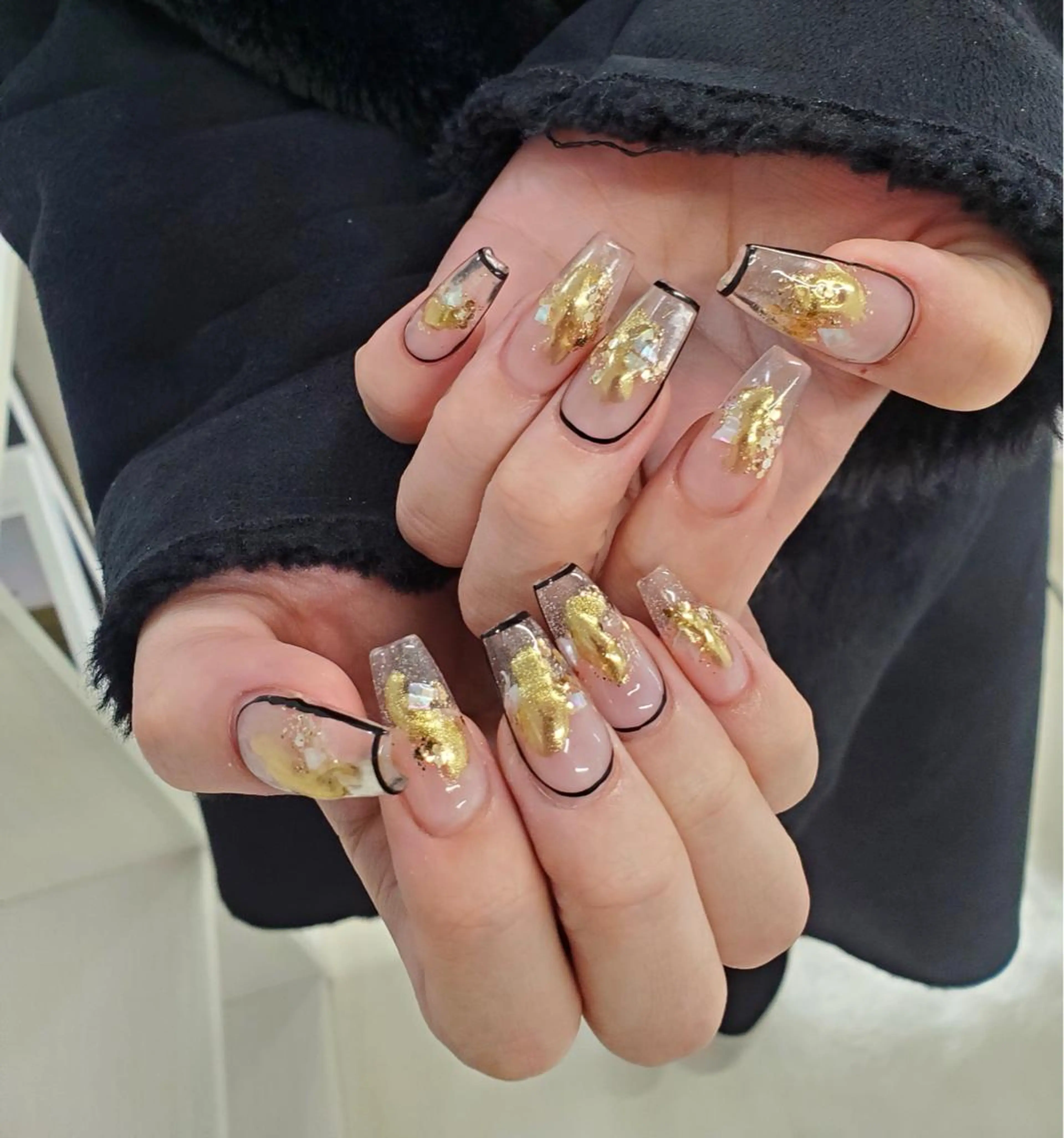 ネイル アートネイル クリアネイル ジェルネイル ミラーネイル ニュアンスネイル nailstudio eviz新宿店のネイルデザイン