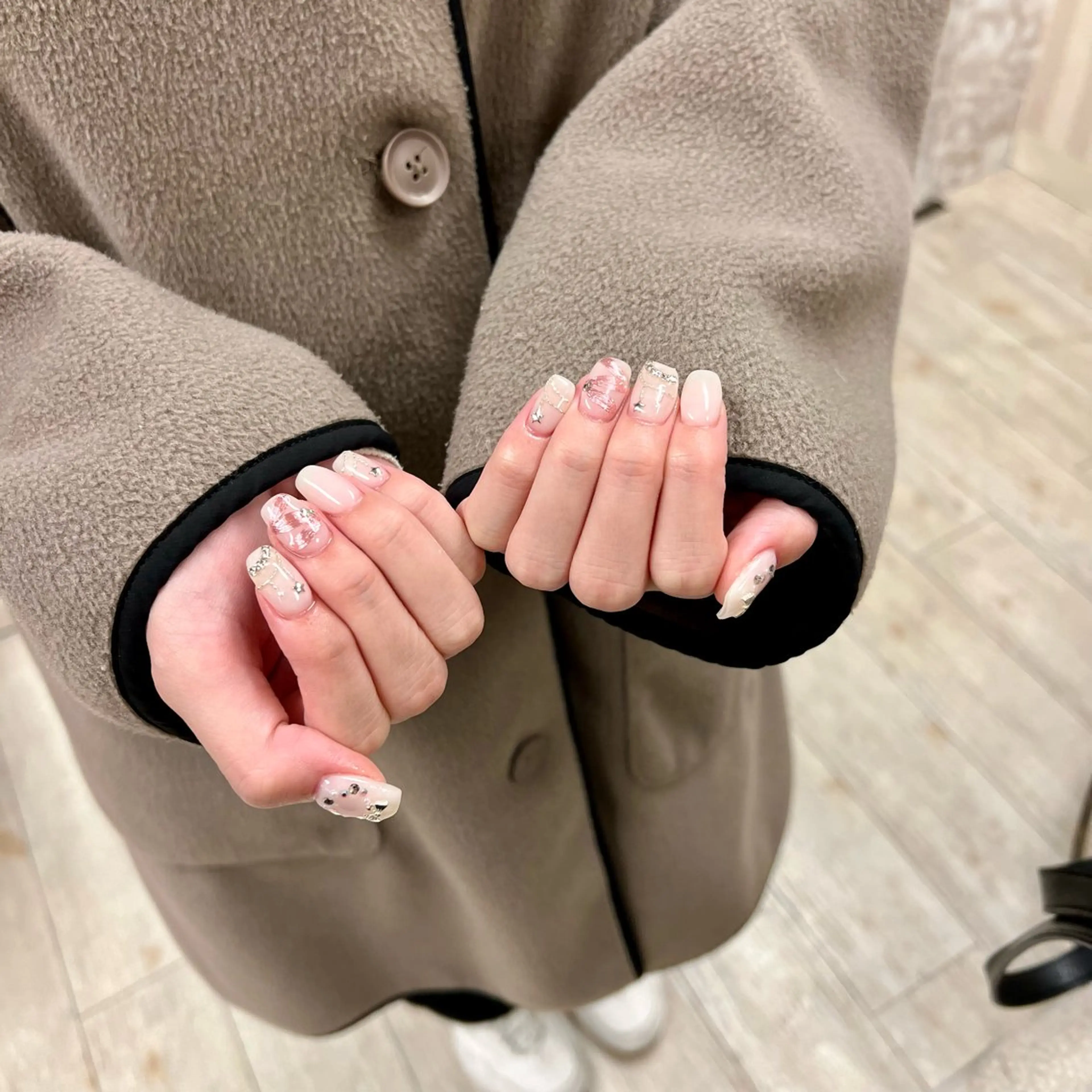 ネイル 冬ネイル クリスマス ハンドネイル SAKURA 中島のネイルデザイン