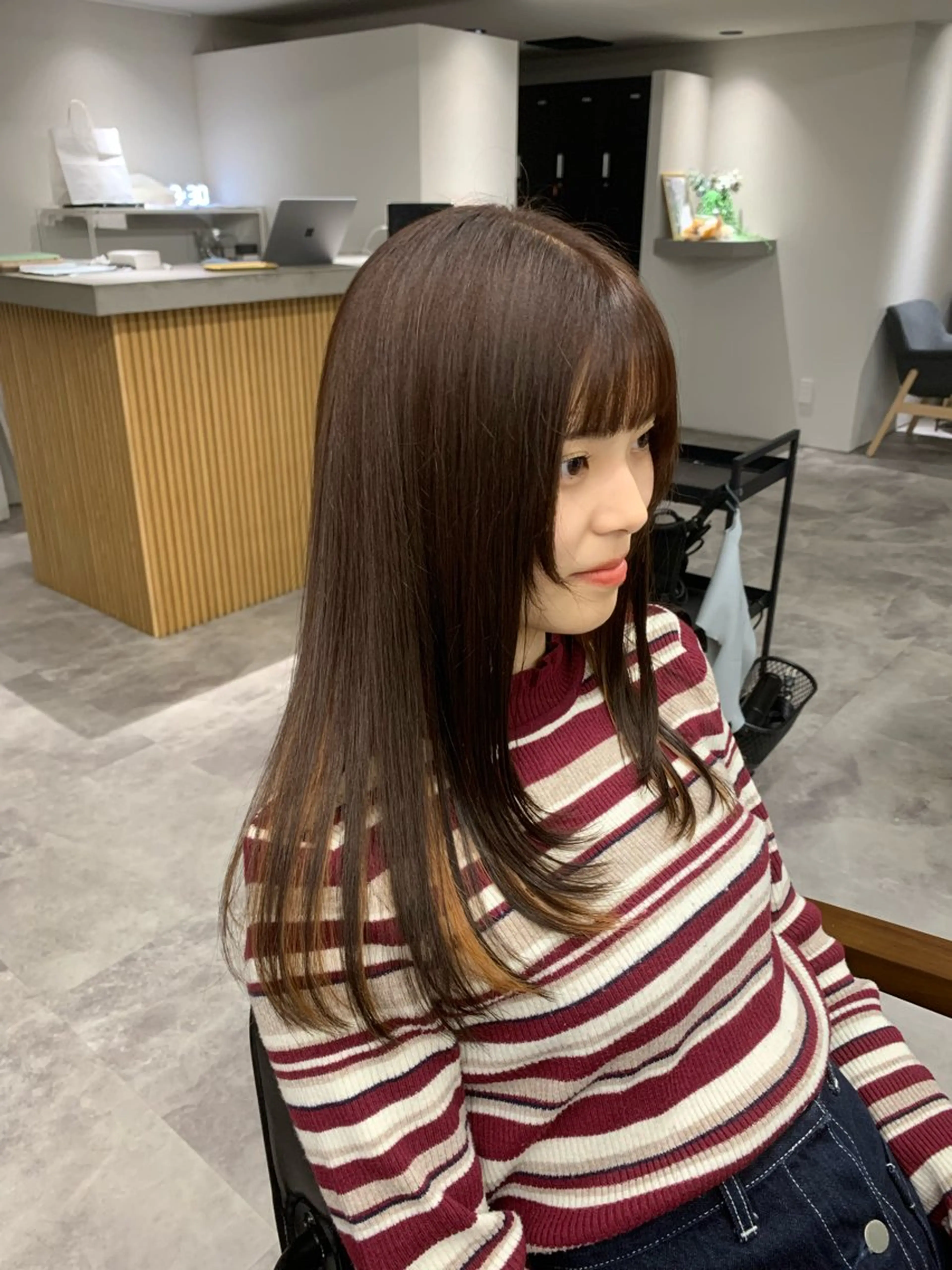 【レディース人気NO.1】似合わせカット＋透明感カラー＋トリートメント🌈の写真