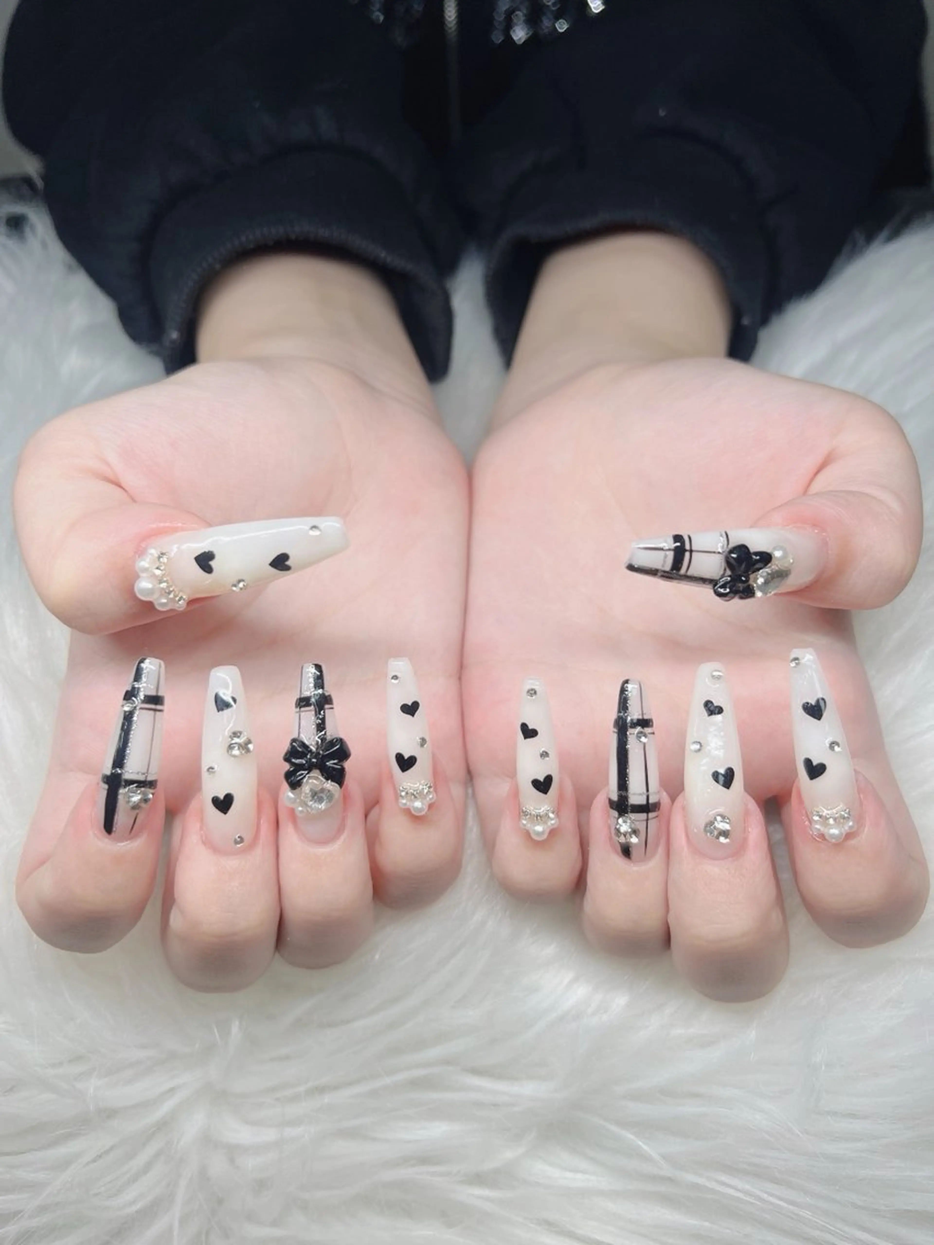 ネイル ハンドネイル Lee Nails チップ長さだし専門店のネイルデザイン