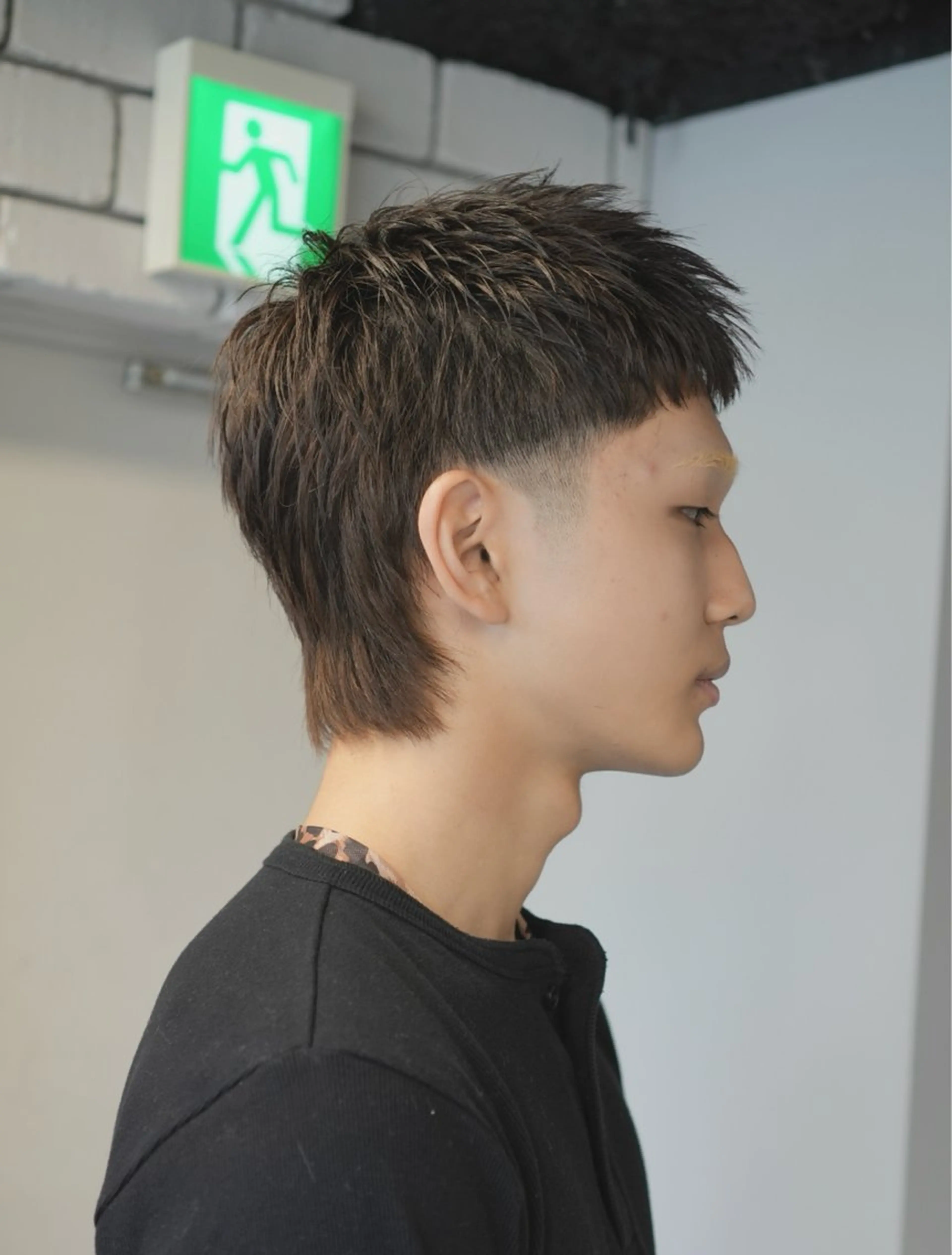 メンズ カット 癖毛風パーマ/ 栄/JEONのヘアスタイル