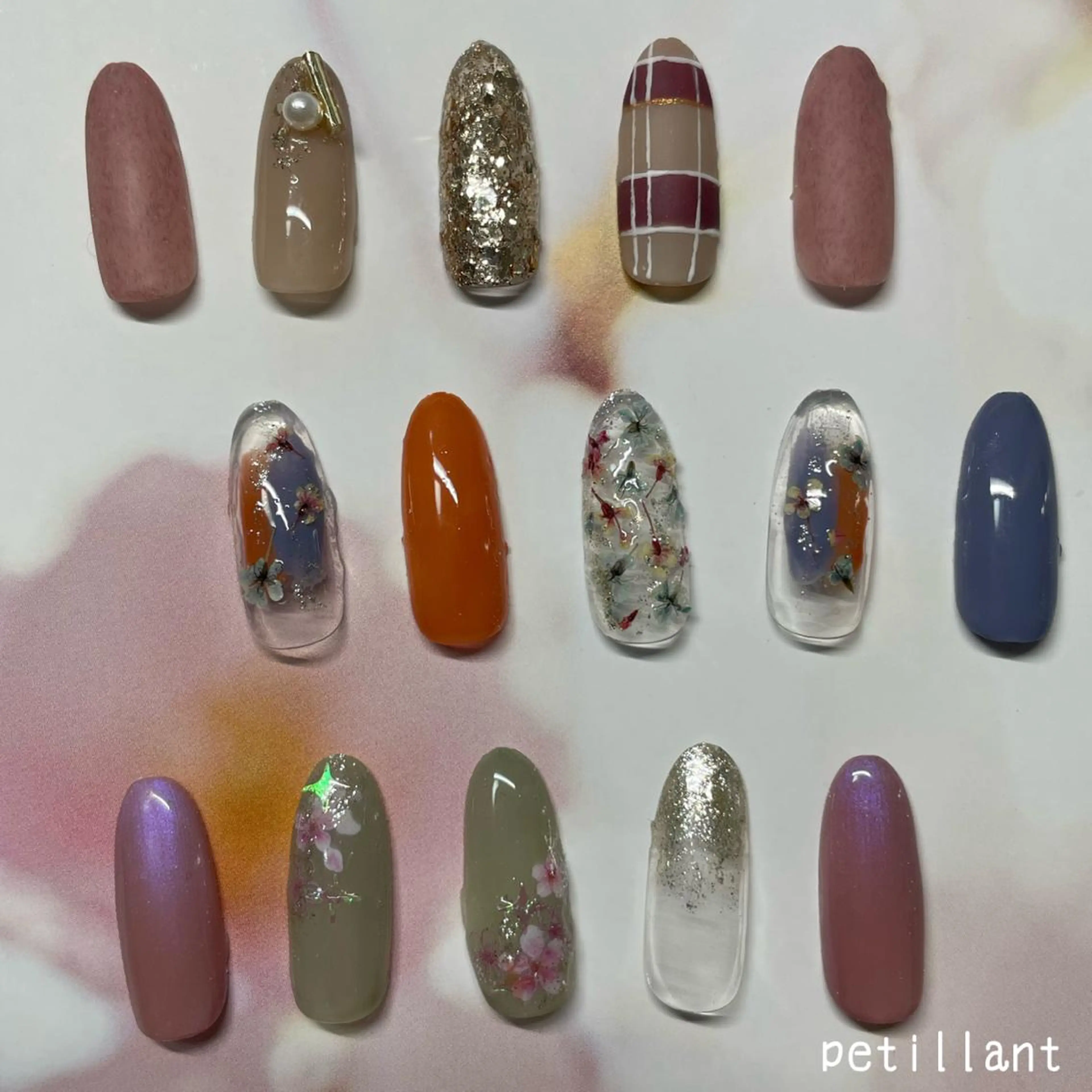 ネイル nail salon petillantのネイルデザイン