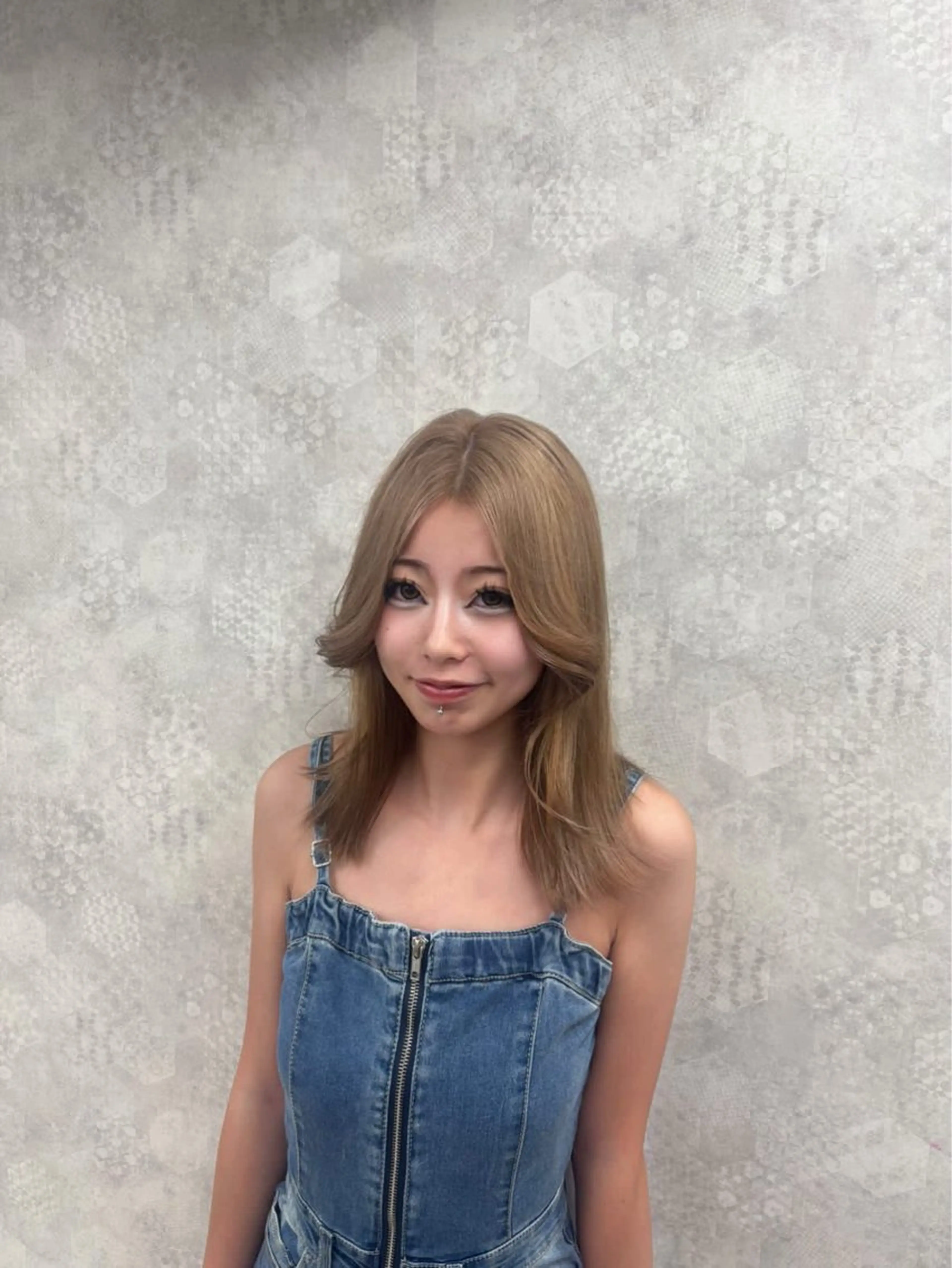 カラー ギャル/ハイトーン 特化/ルイヤのヘアスタイル