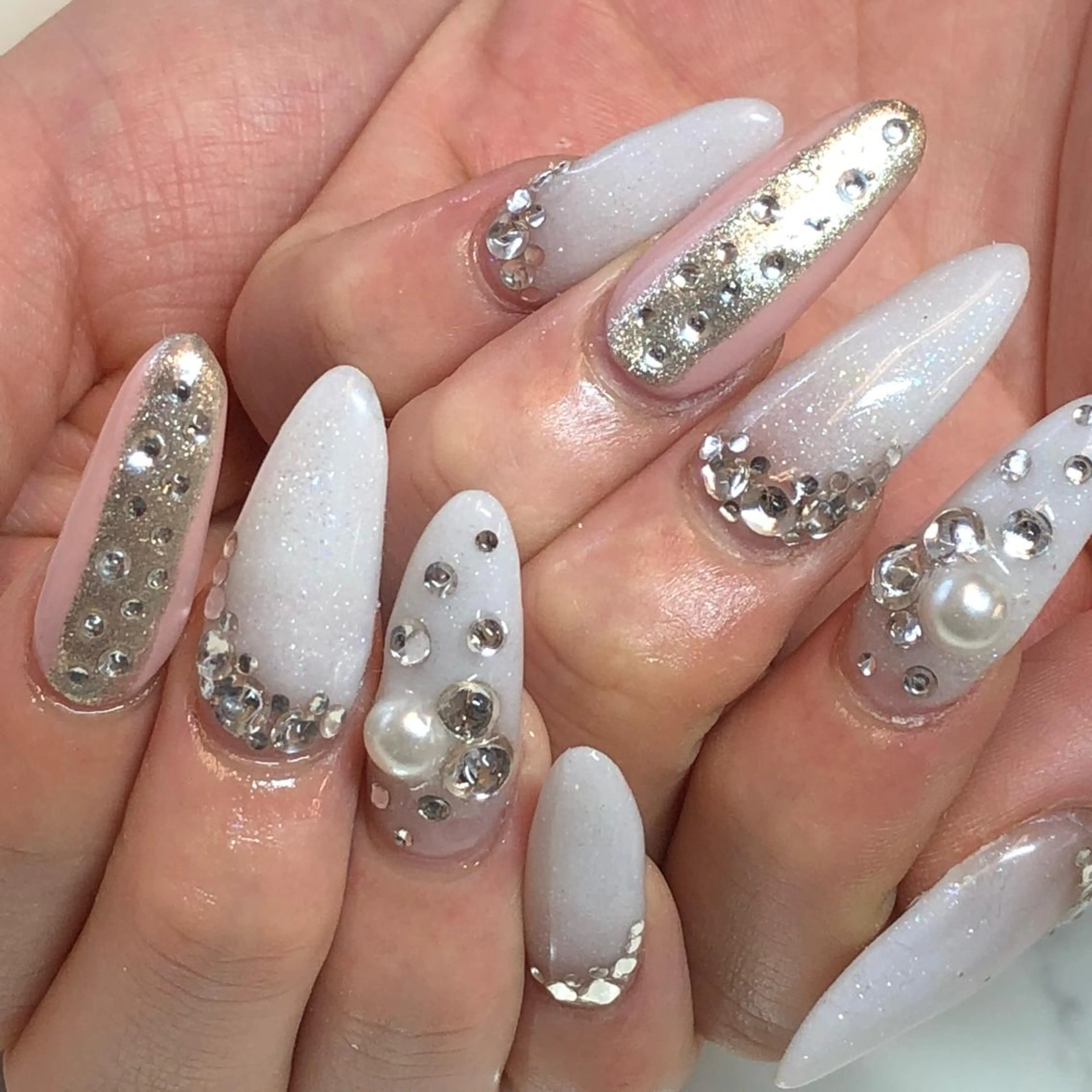 ネイル グラデーション ロングネイル スカルプネイル KIREIE NAILSのネイルデザイン