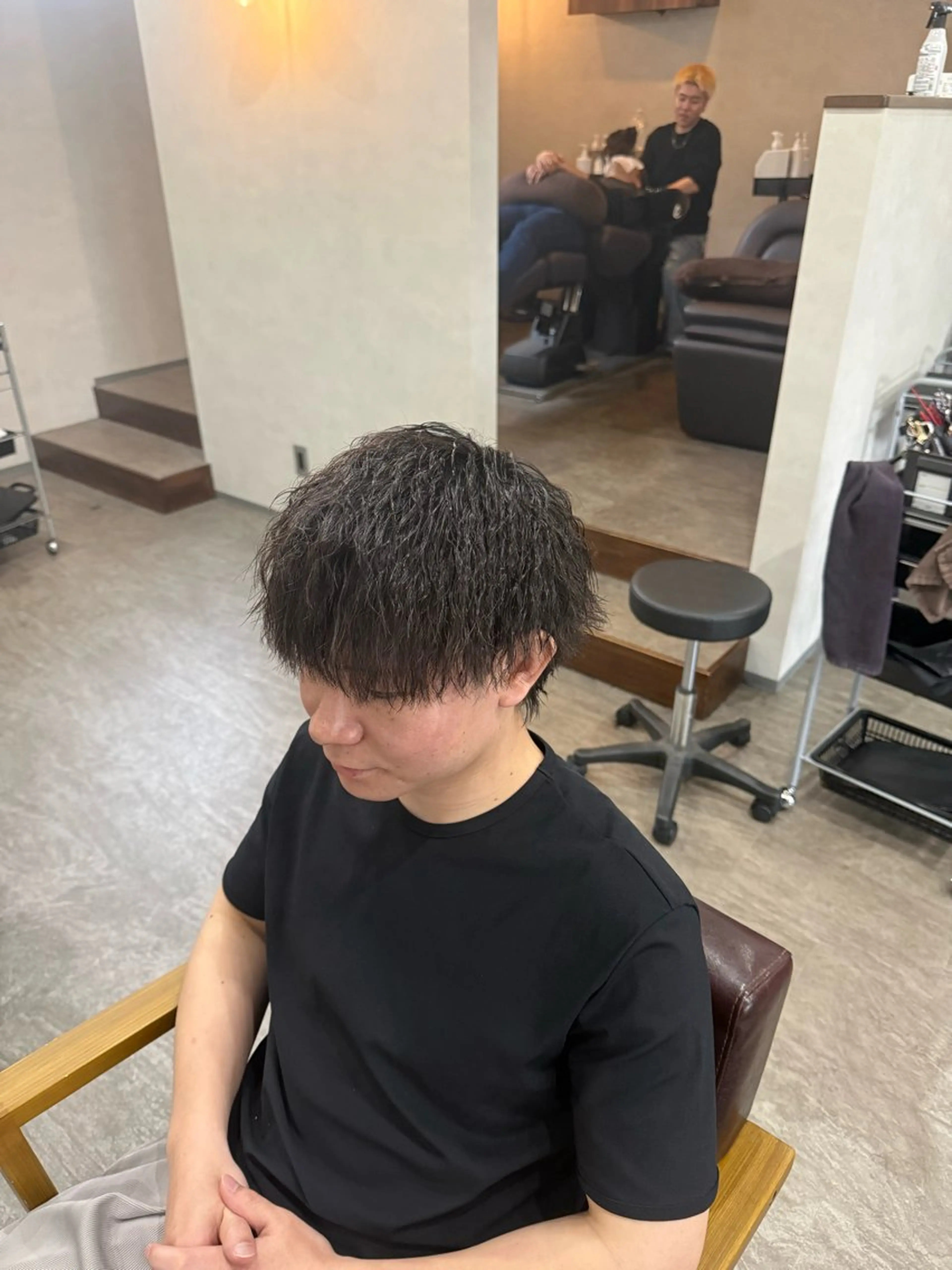 ショート パーマ カット パーマ 山田 聖也のヘアスタイル
