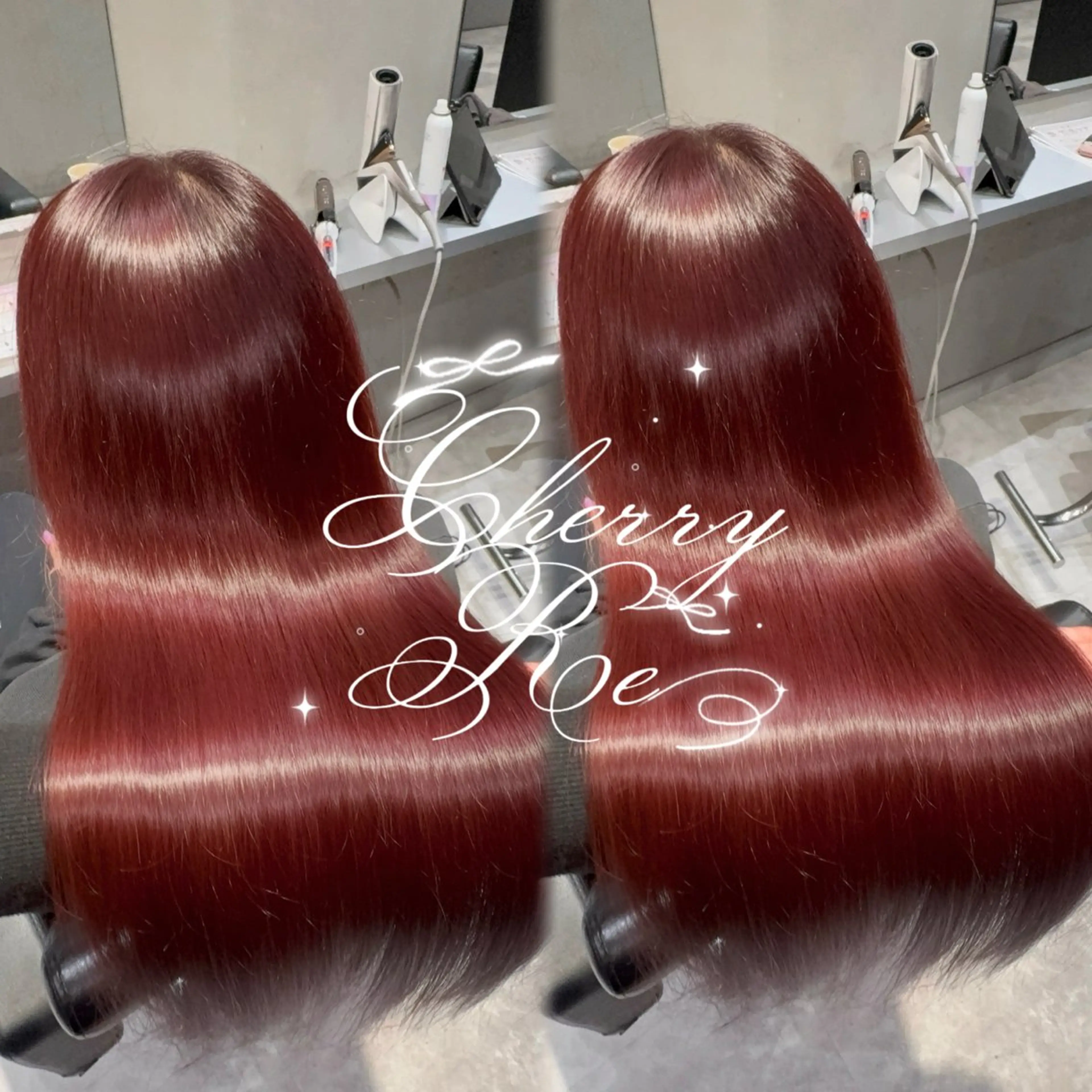 ロング ヘアカラー トリートメント 新宿♡暖色カラー/ エクステ/スズ‎🤍のヘアスタイル