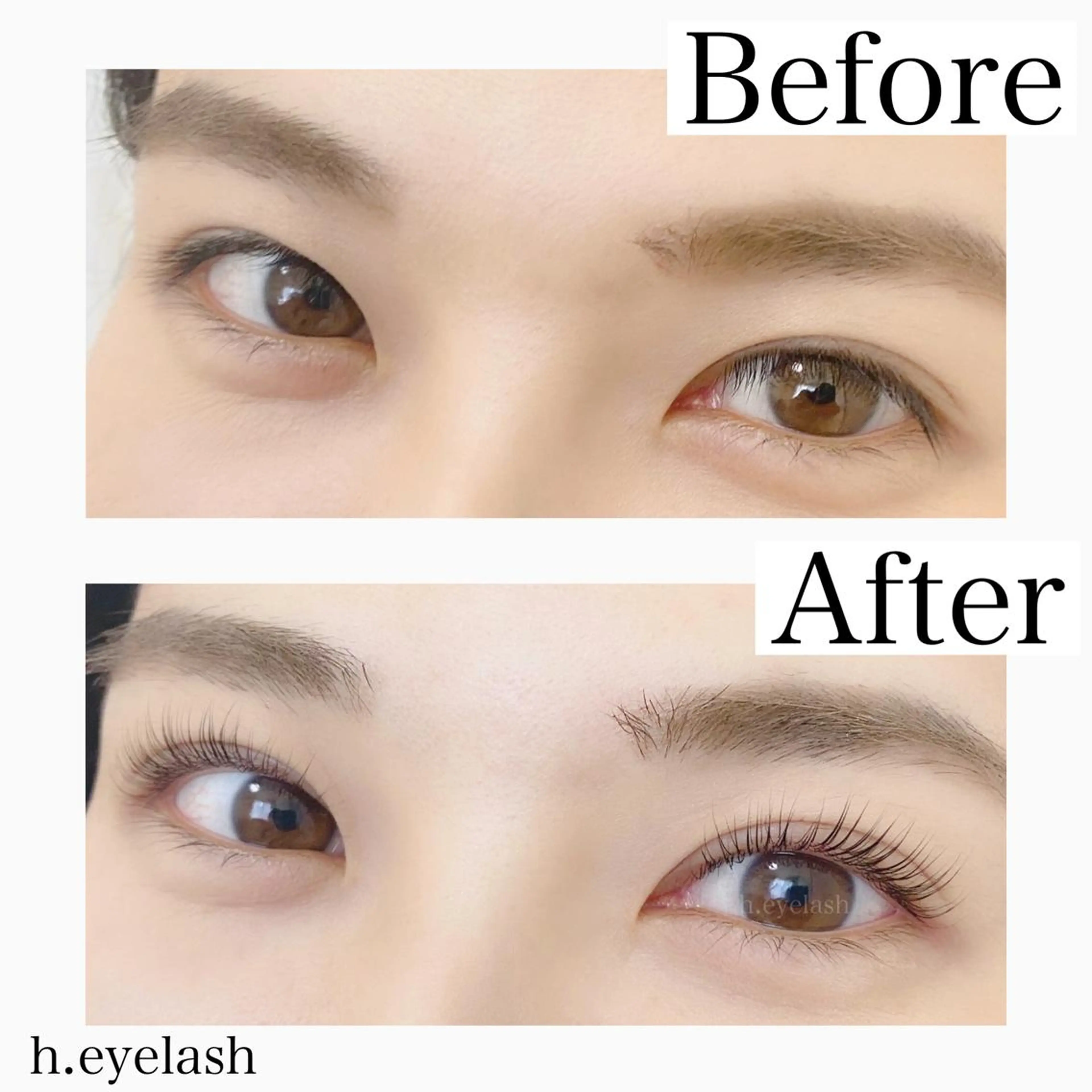 マツエク・マツパ フラットラッシュ 一重×まつ毛パーマ ボリュームラッシュ マツパ h..eyelash ..Hiroのマツエク・マツパデザイン