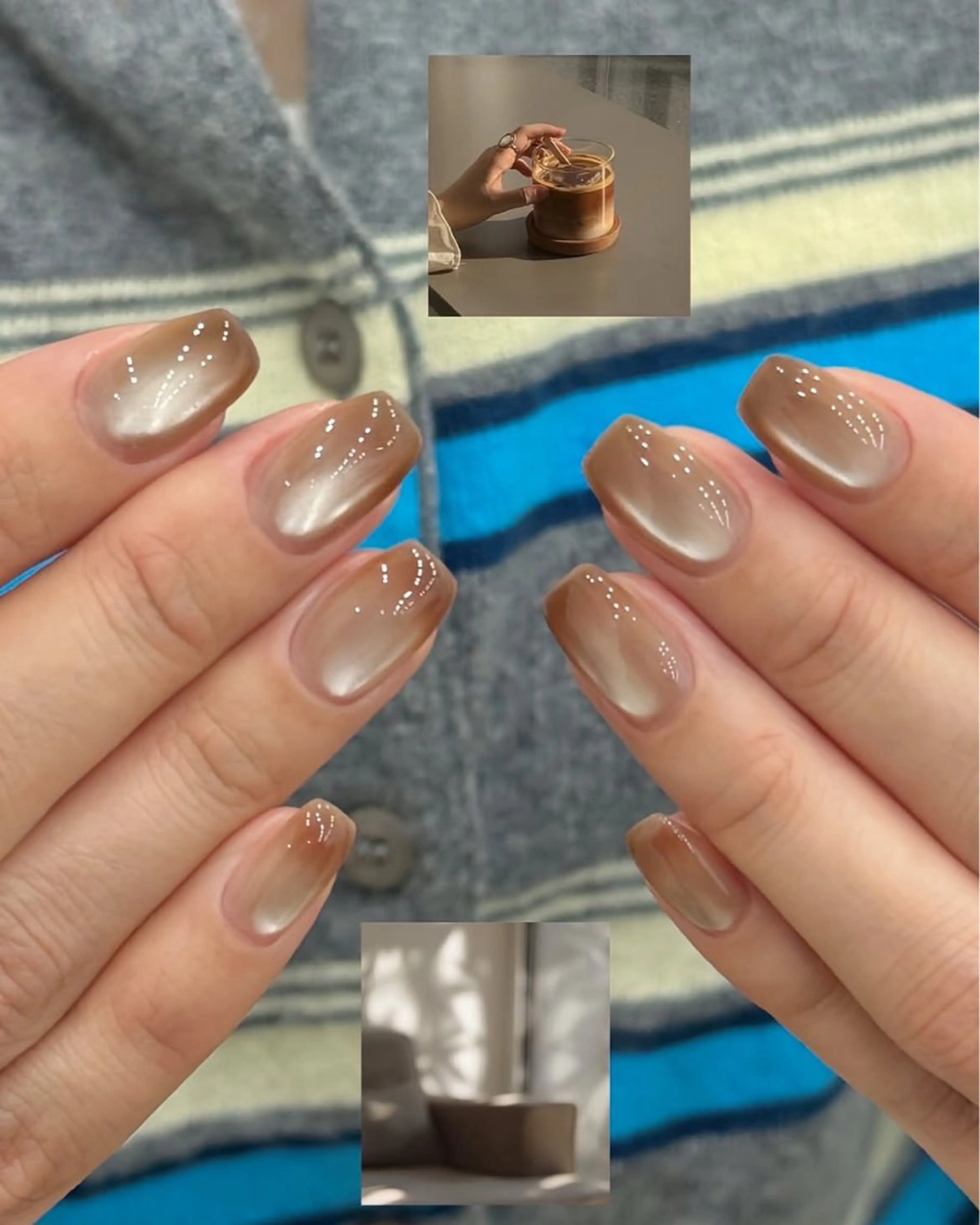 ネイル アートネイル フレンチネイル ジェルネイル 持ち込み ニュアンスネイル ANA.CHUO 本川越店舗のネイルデザイン