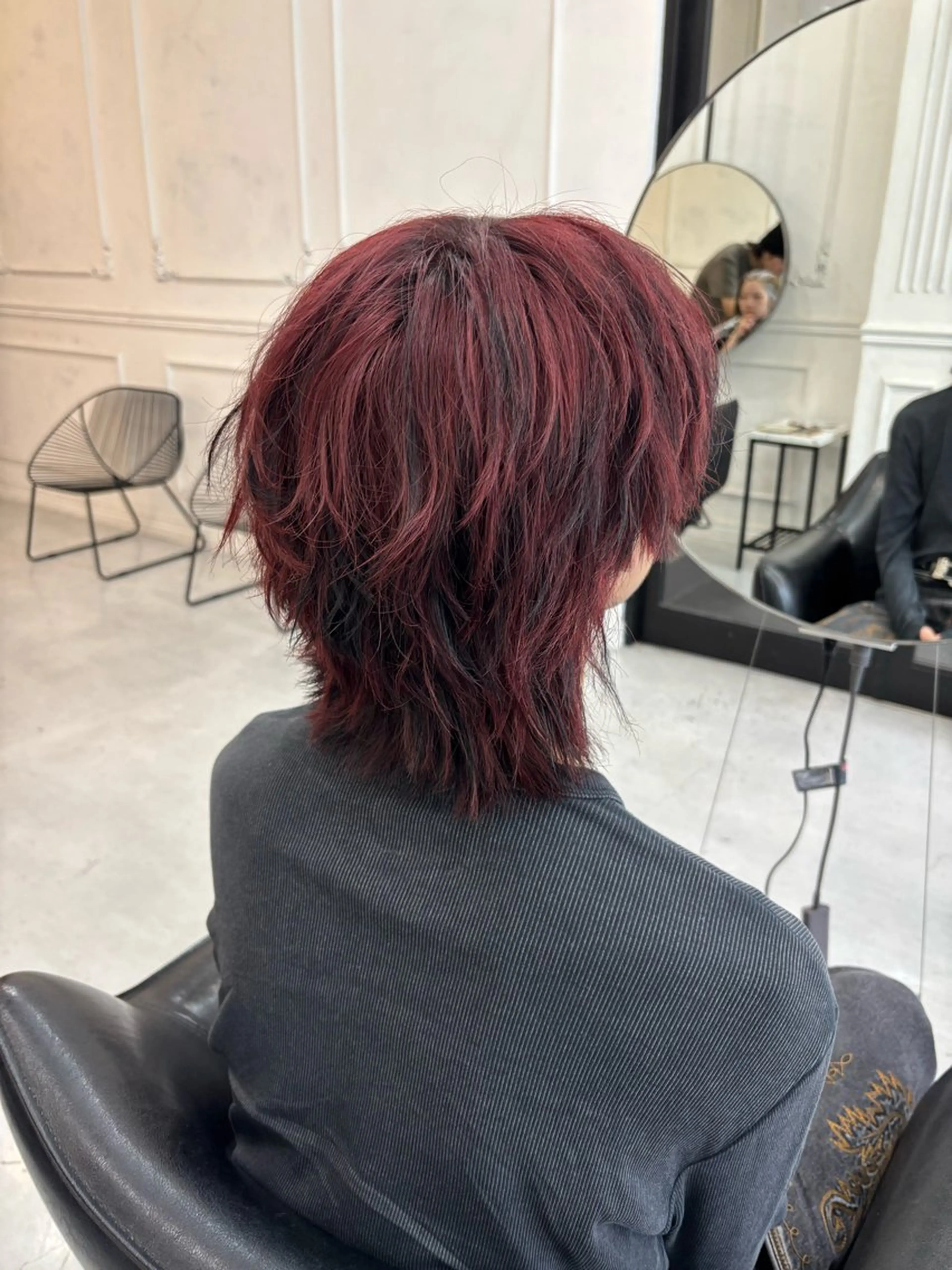 メンズ ヘアカラー MaisonHALU さくらのヘアスタイル