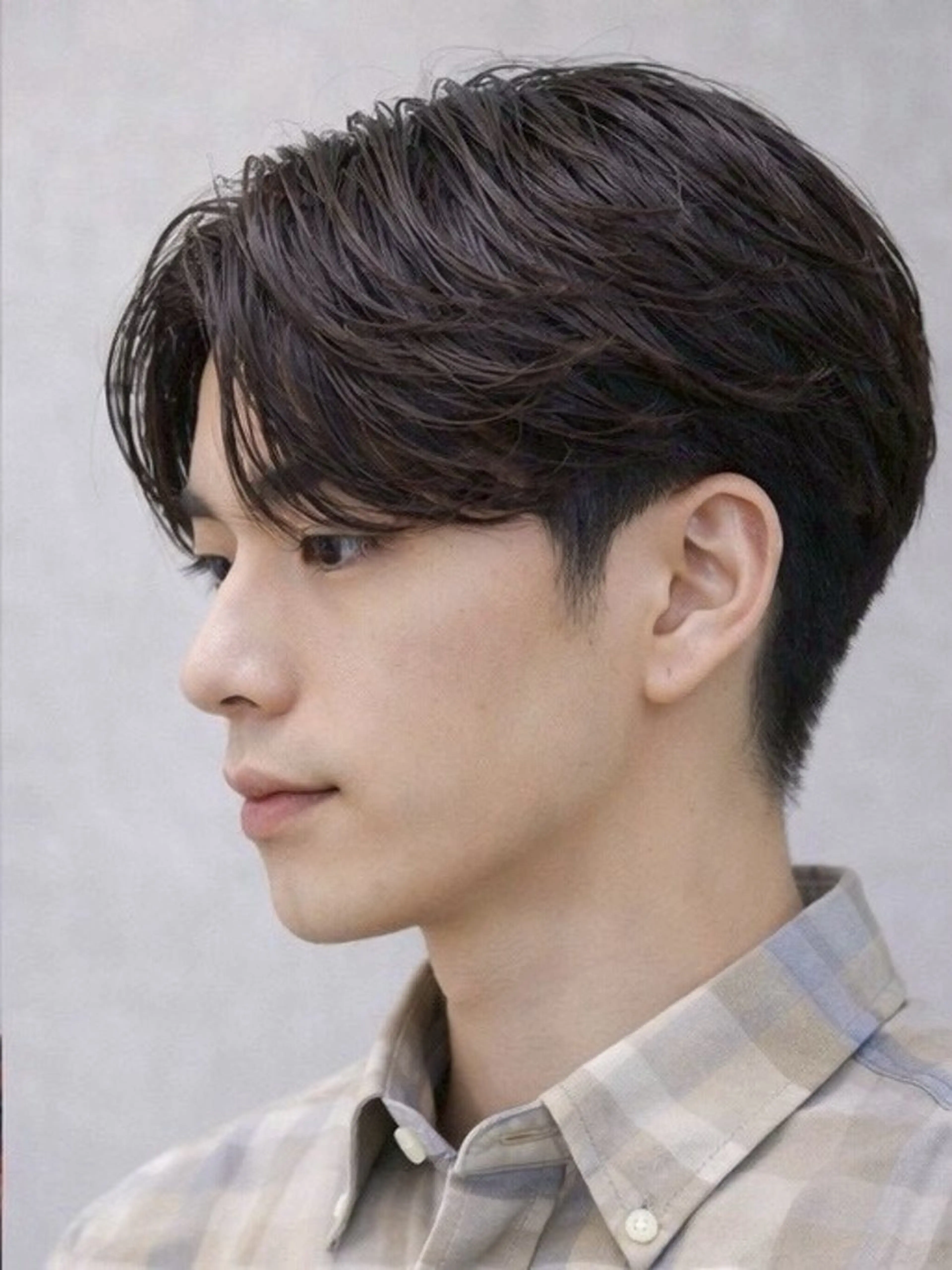 ショート メンズ カット センターパート職人 柏/メンズ/ ハルキのヘアスタイル