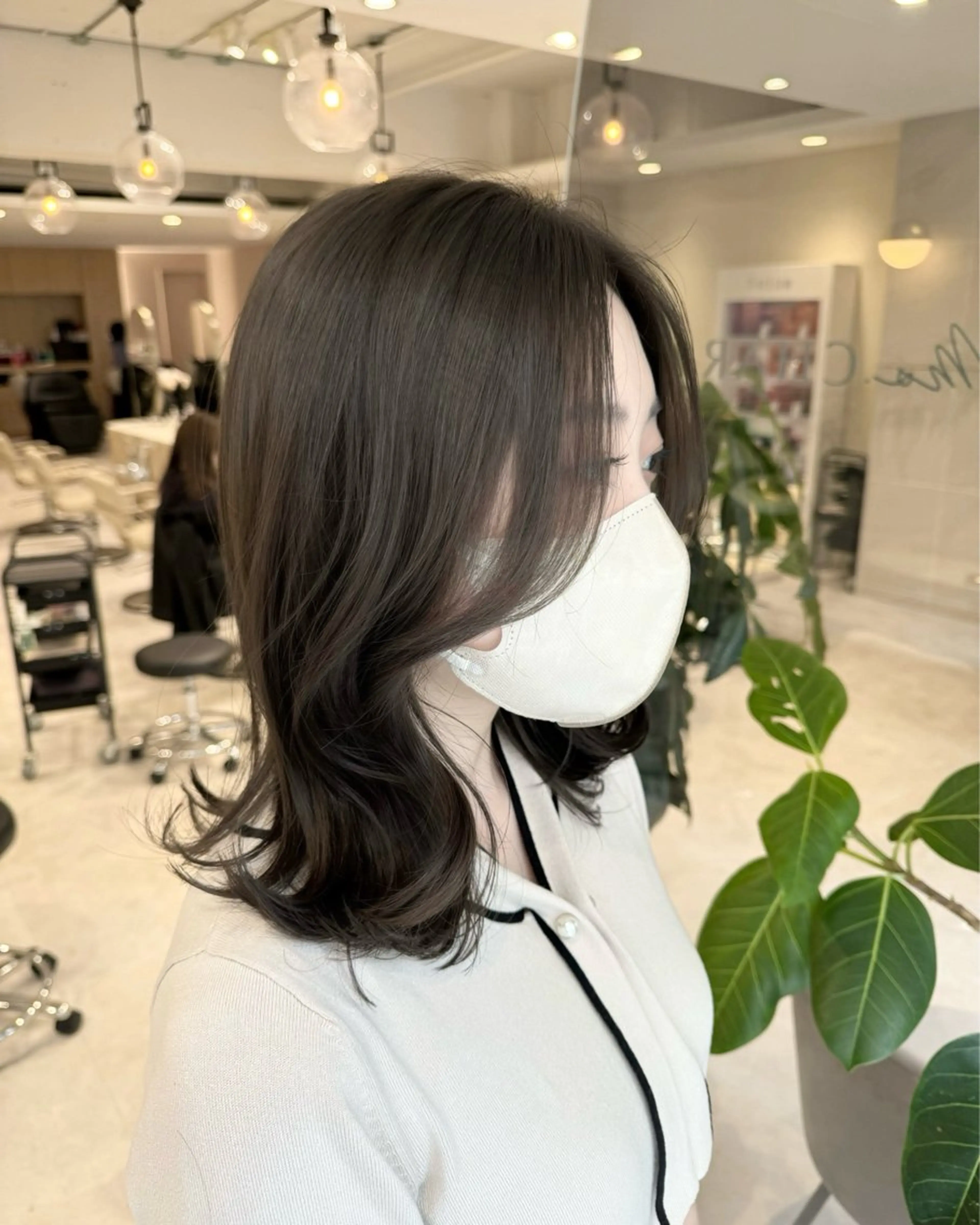 ミディアム カラー ブリーチなし/透明感 カラー🕊️坂入上総のヘアスタイル