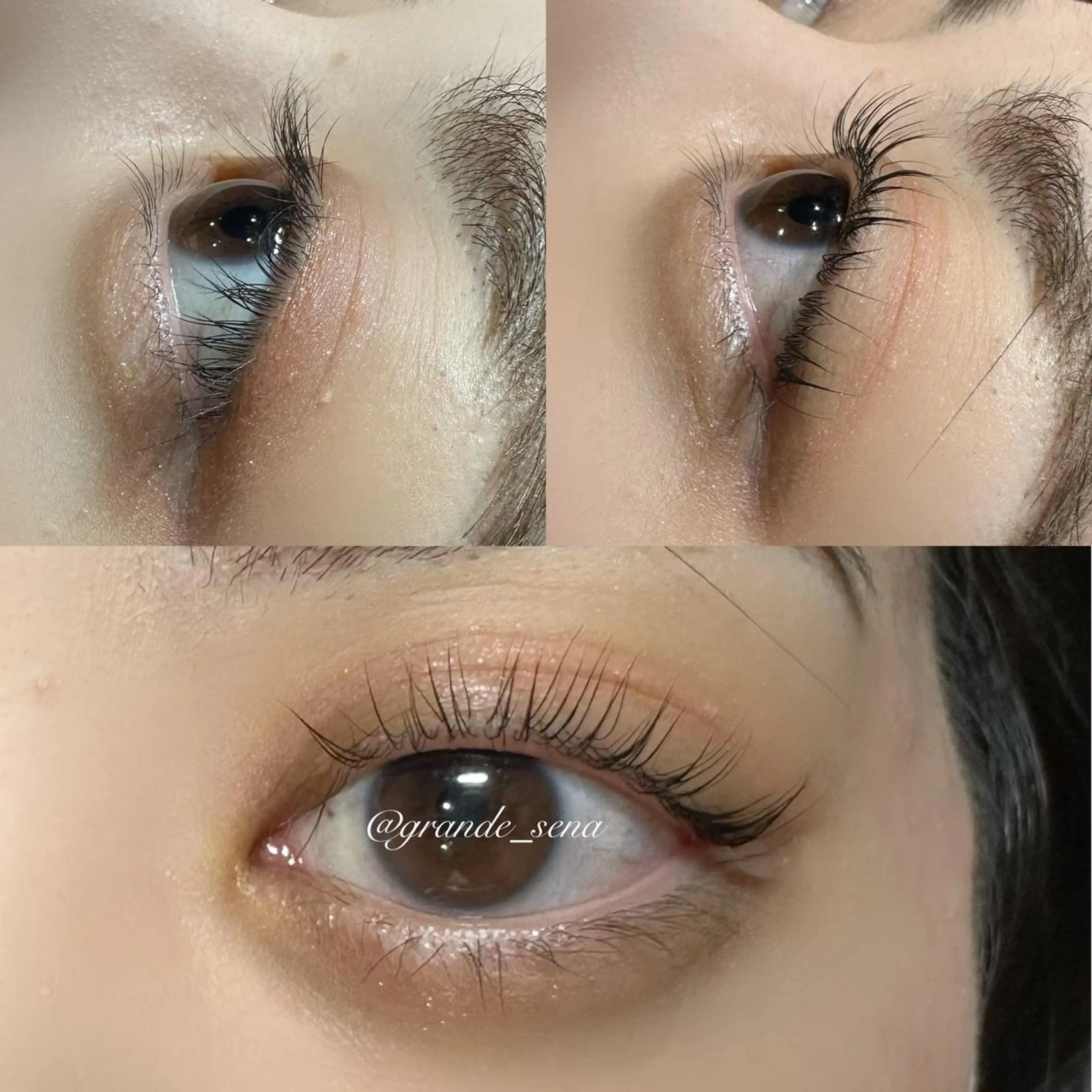 マツエク・マツパ マツパ NOA名駅束感まつげ ×眉毛SENA🎀のマツエク・マツパデザイン