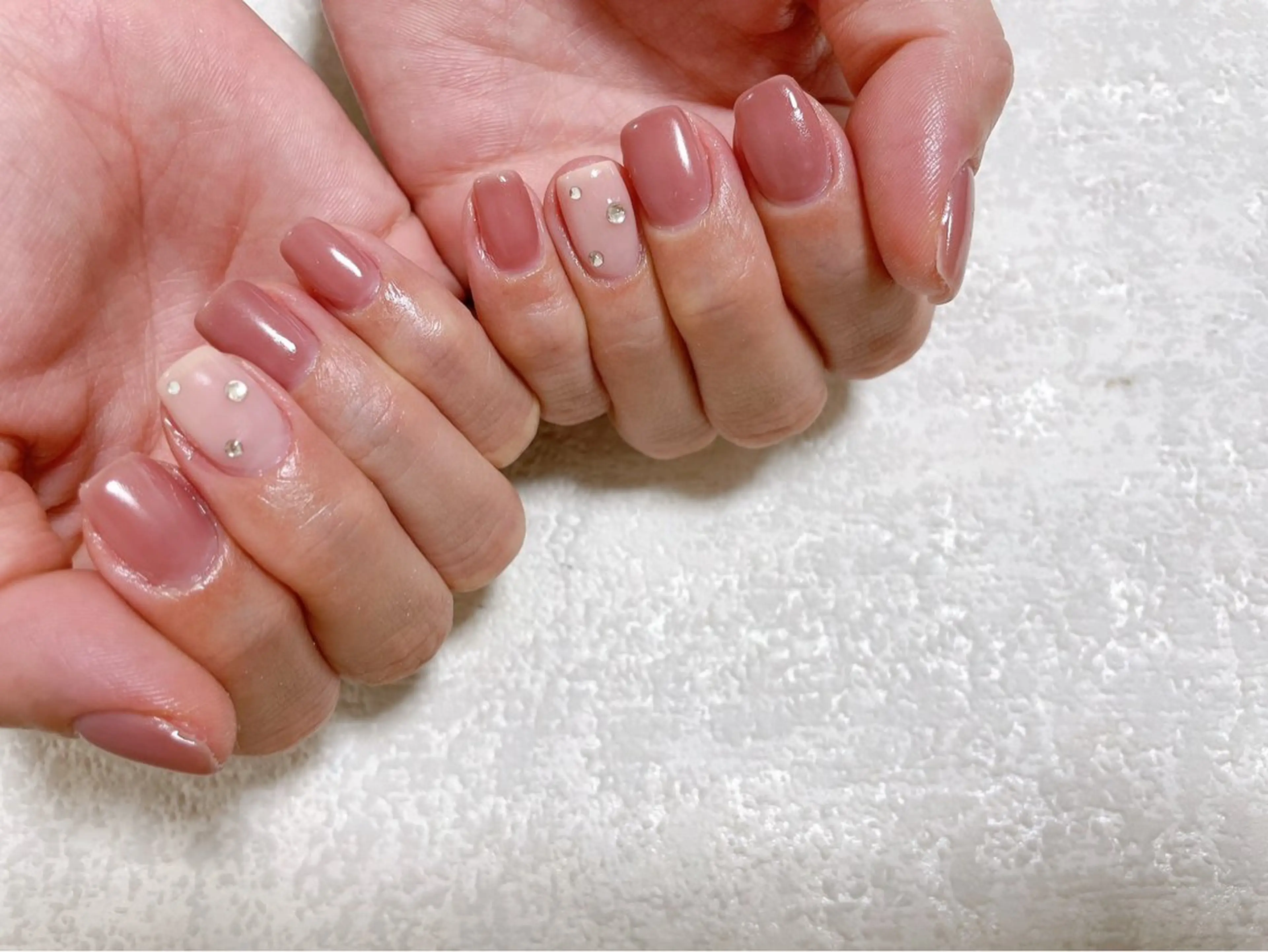 ネイル ジェルネイル ラメ(グリッター) メンズネイル ワンカラーネイル パラジェル kiki nail たまプラーザのネイルデザイン