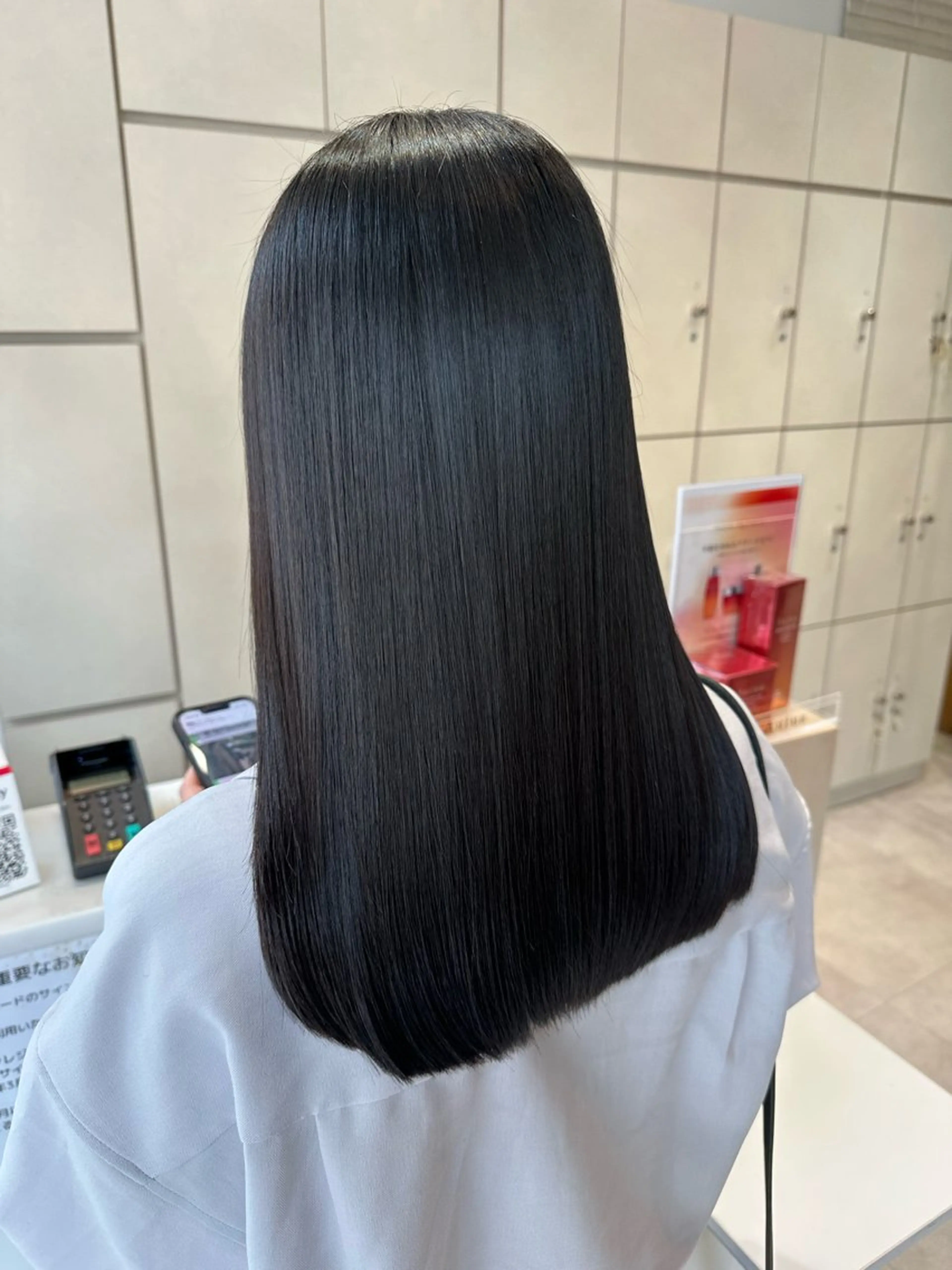 ロング カット ヘアカラー トリートメント 美髪矯正/渡辺 りんのヘアスタイル