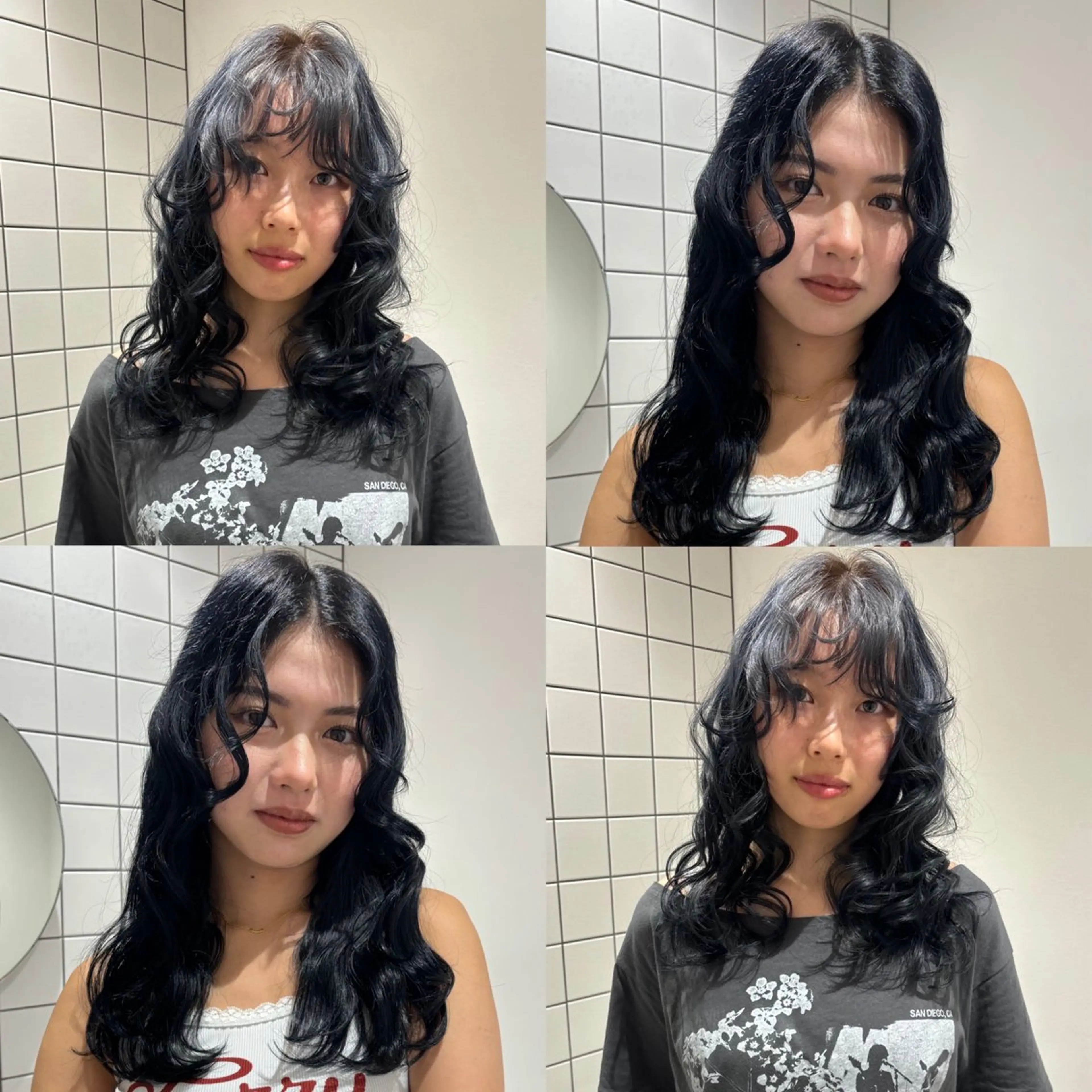 ロング カラー YOLO上野所属・MANA/上野/ カラーモデル🖤✨のヘアスタイル